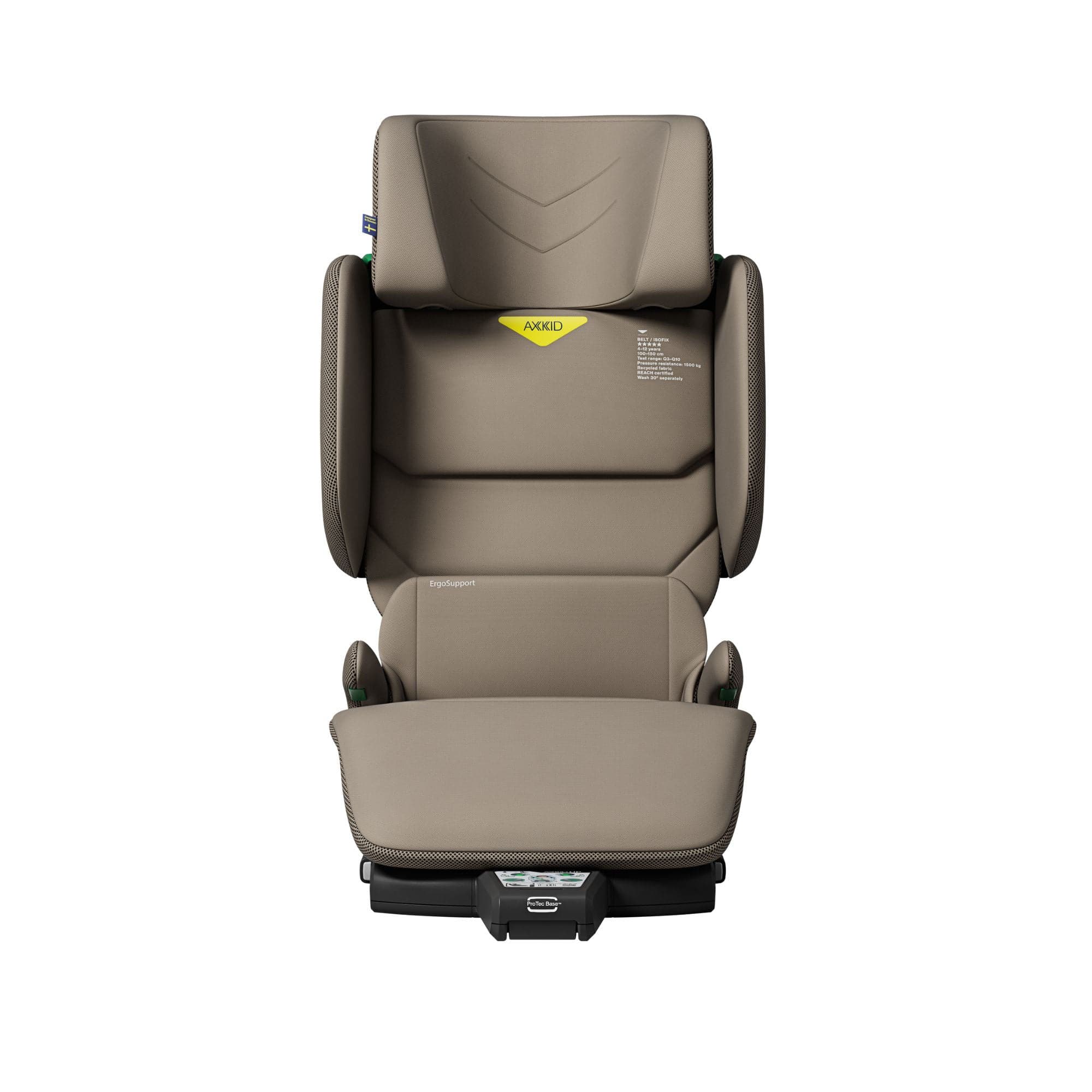 Axkid highback booster seats Axkid Up Highback Booster Seat & Accessories - Driftwood Beige 27050147-1
