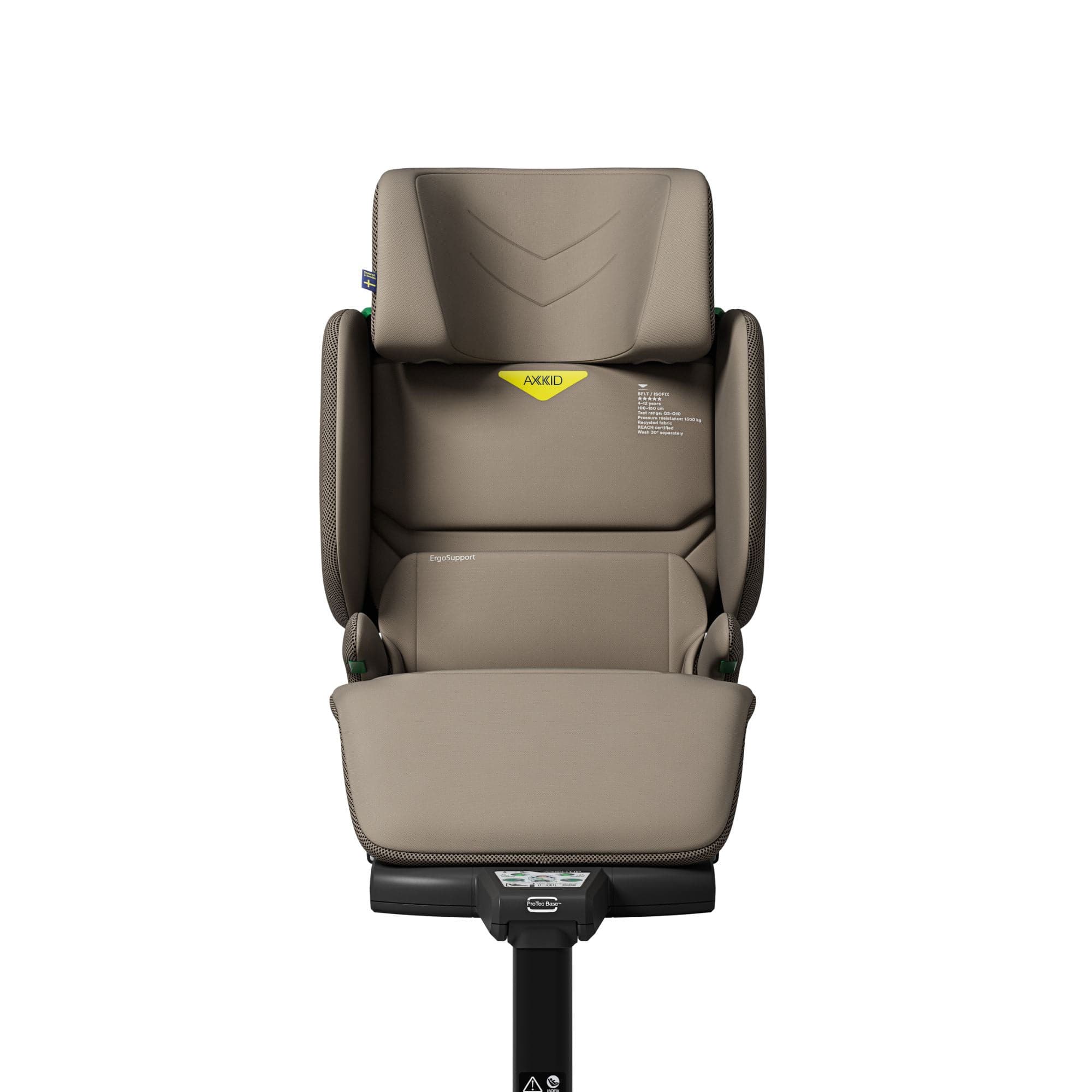 Axkid highback booster seats Axkid Up Highback Booster Seat & Accessories - Driftwood Beige 27050147-1