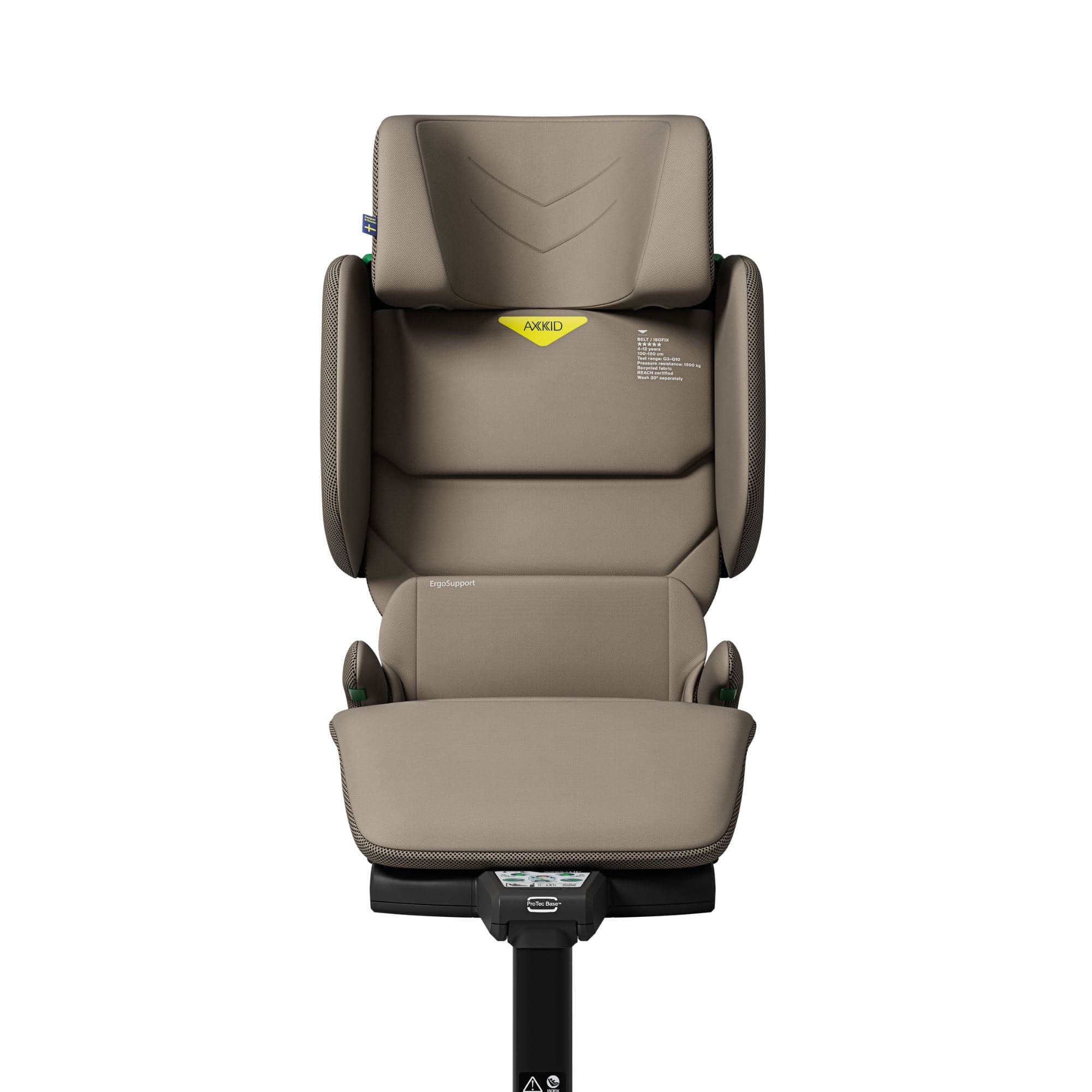 Axkid highback booster seats Axkid Up Highback Booster Seat & Accessories - Driftwood Beige 27050147-1