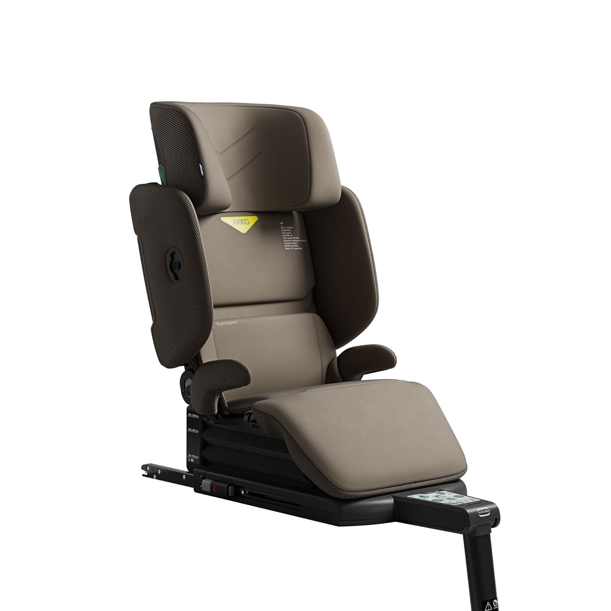 Axkid highback booster seats Axkid Up Highback Booster Seat & Accessories - Driftwood Beige 27050147-1