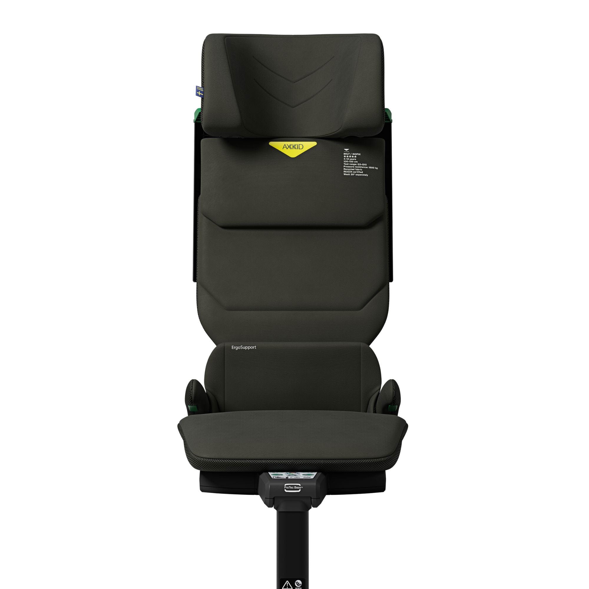 Axkid highback booster seats Axkid Up Highback Booster Seat & Accessories - Forest Moss Green 27050148-1