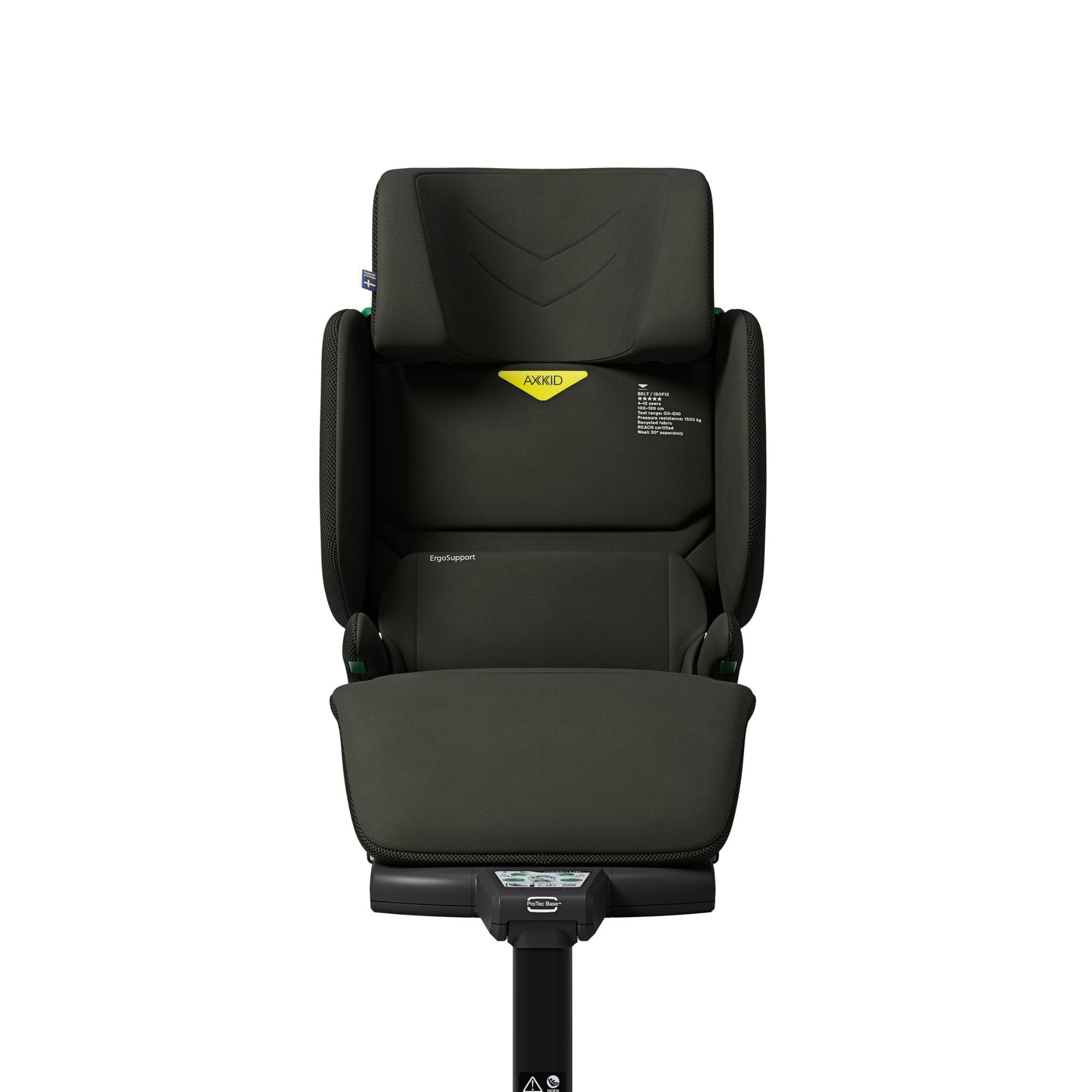 Axkid highback booster seats Axkid Up Highback Booster Seat & Accessories - Forest Moss Green 27050148-1