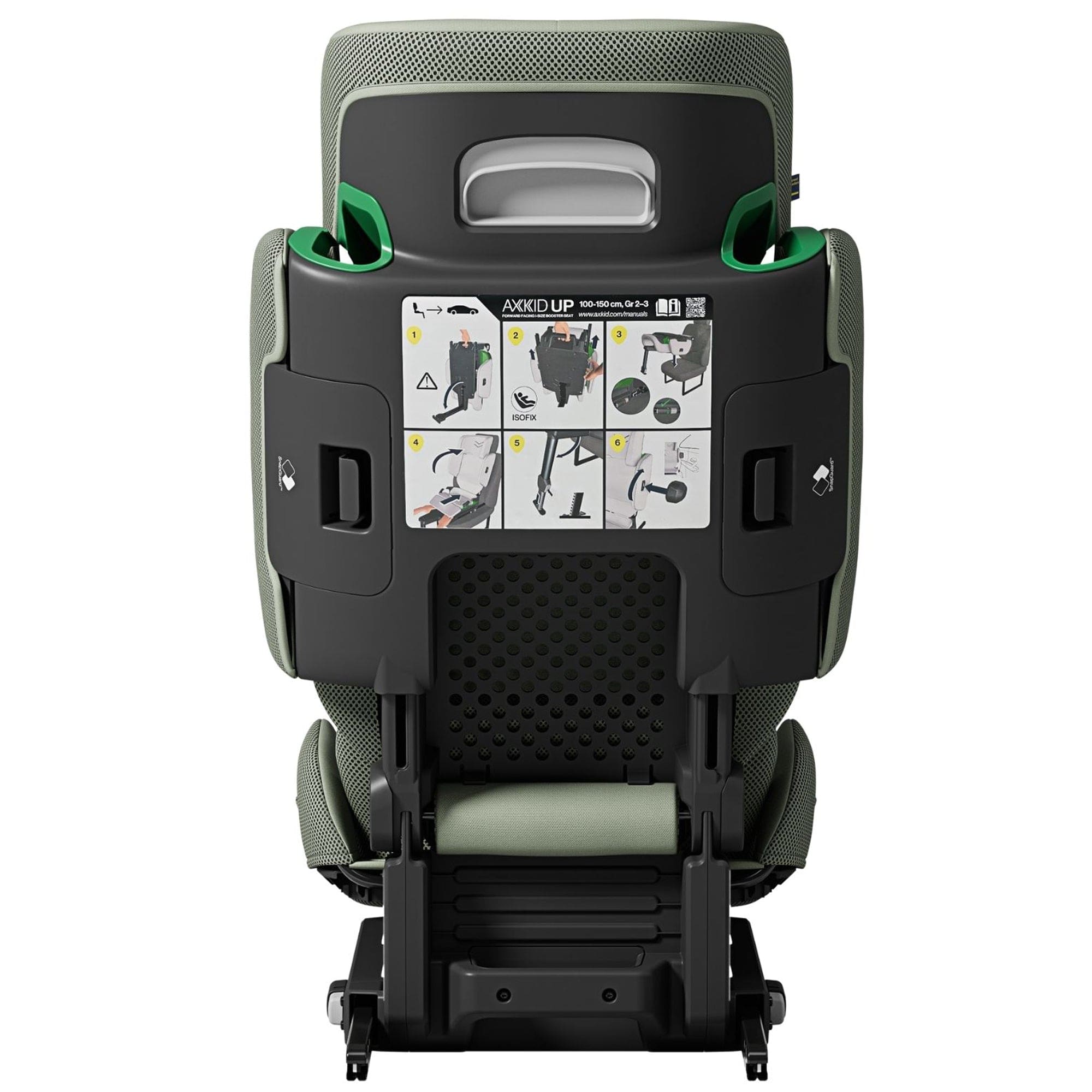 Axkid highback booster seats Axkid Up Highback Booster Seat - Bloom Green 27050142