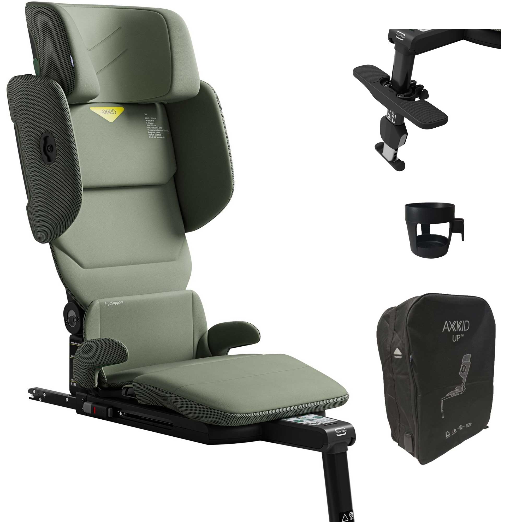 Axkid highback booster seats Axkid Up Highback Booster Seat - Bloom Green 27050142
