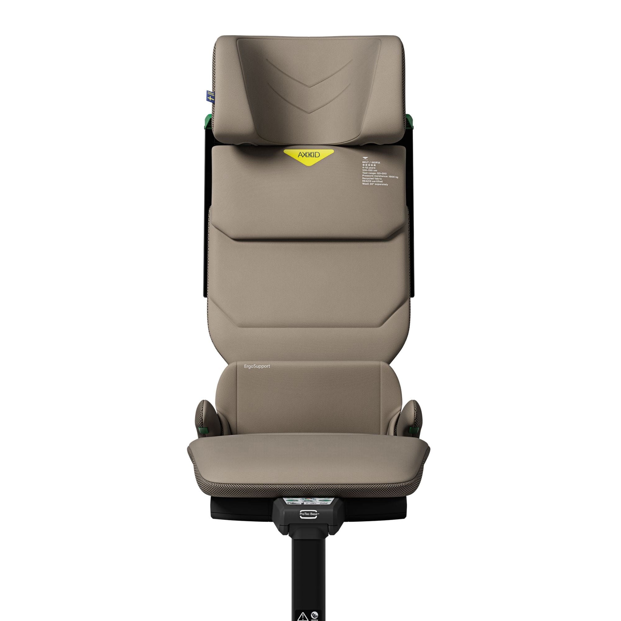 Axkid highback booster seats Axkid Up Highback Booster Seat - Driftwood Beige