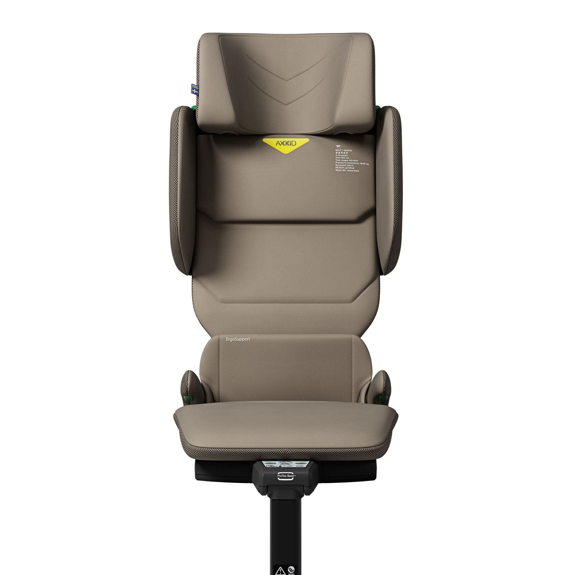 Axkid highback booster seats Axkid Up Highback Booster Seat - Driftwood Beige