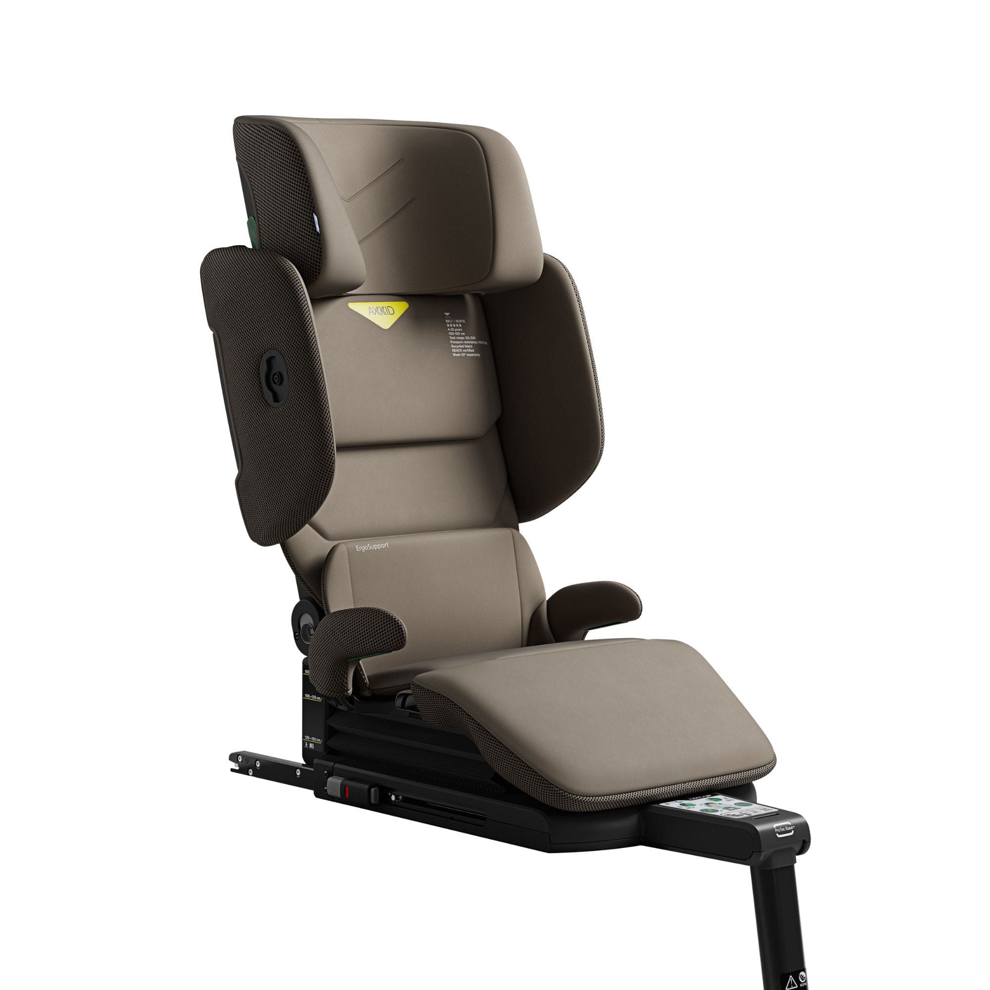 Axkid highback booster seats Axkid Up Highback Booster Seat - Driftwood Beige