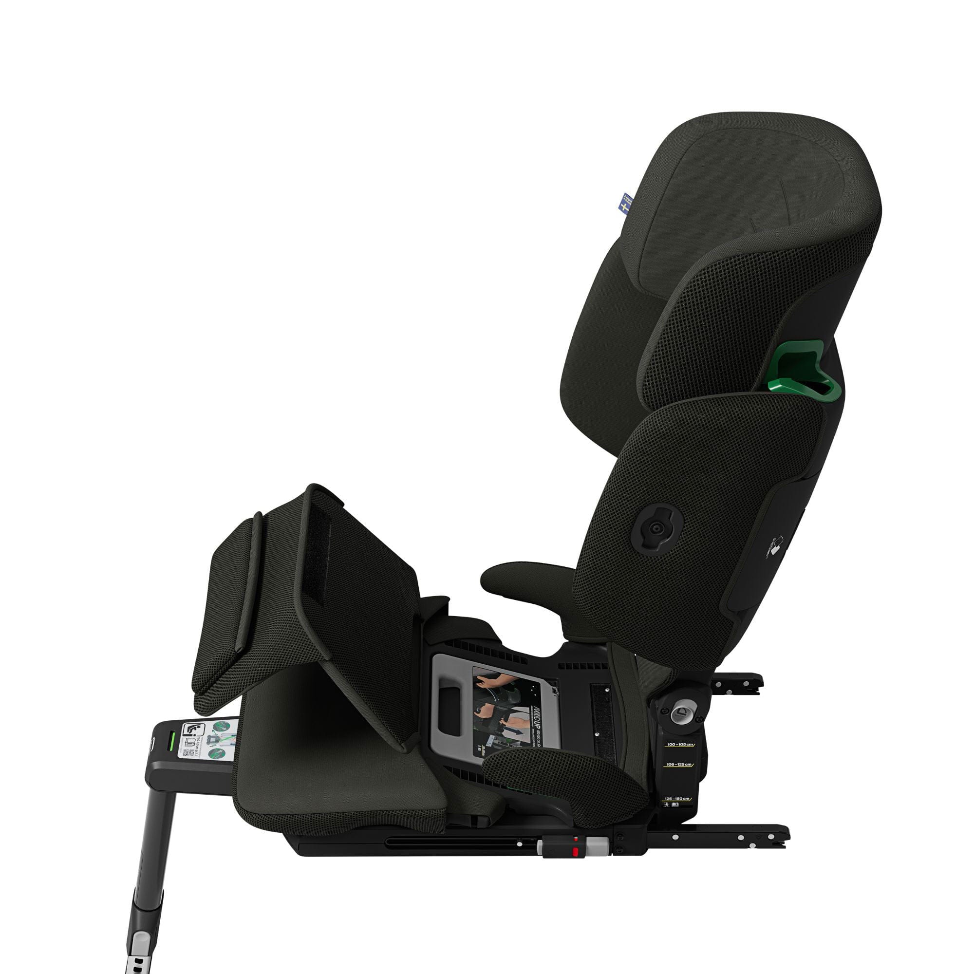 Axkid highback booster seats Axkid Up Highback Booster Seat - Forest Moss Green