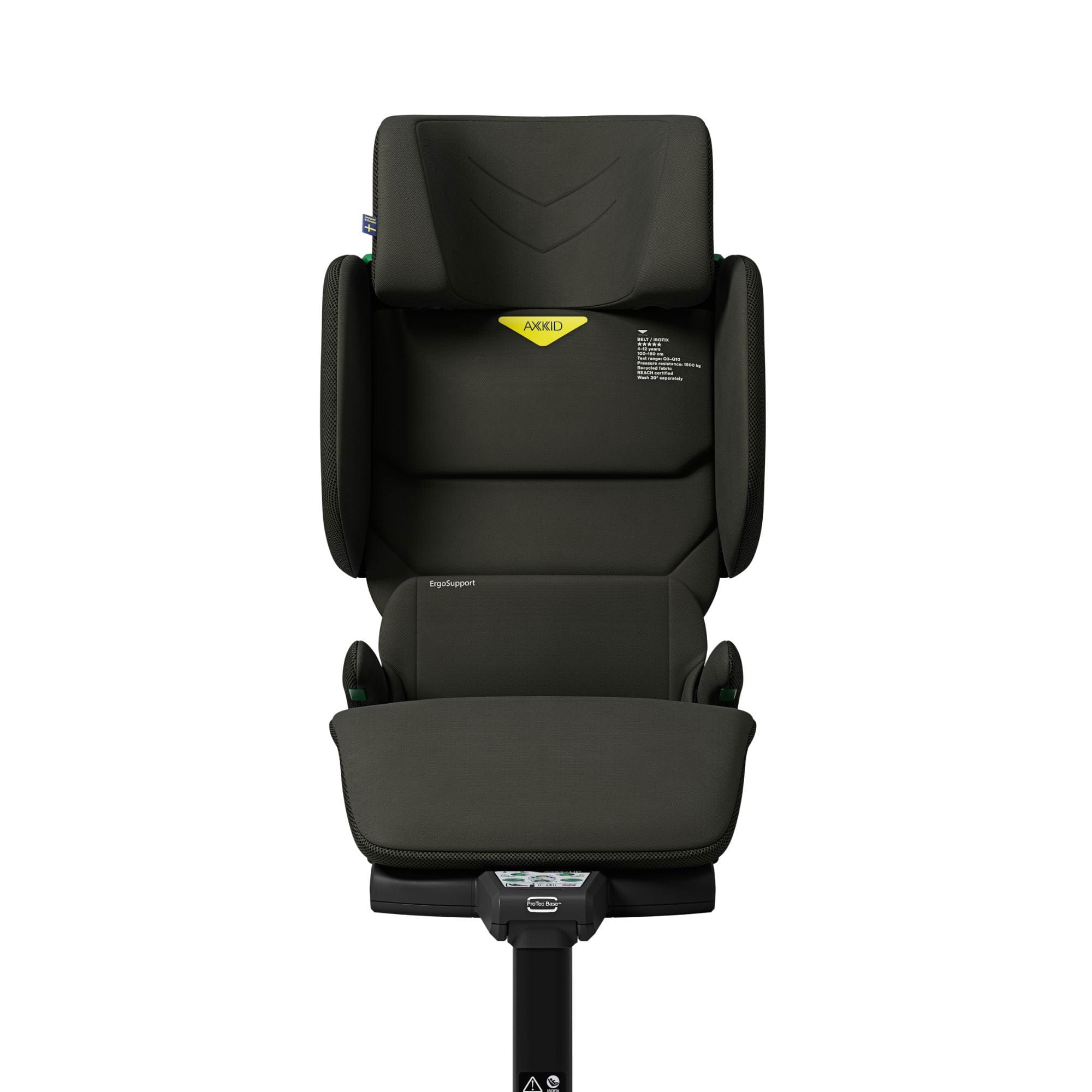 Axkid highback booster seats Axkid Up Highback Booster Seat - Forest Moss Green