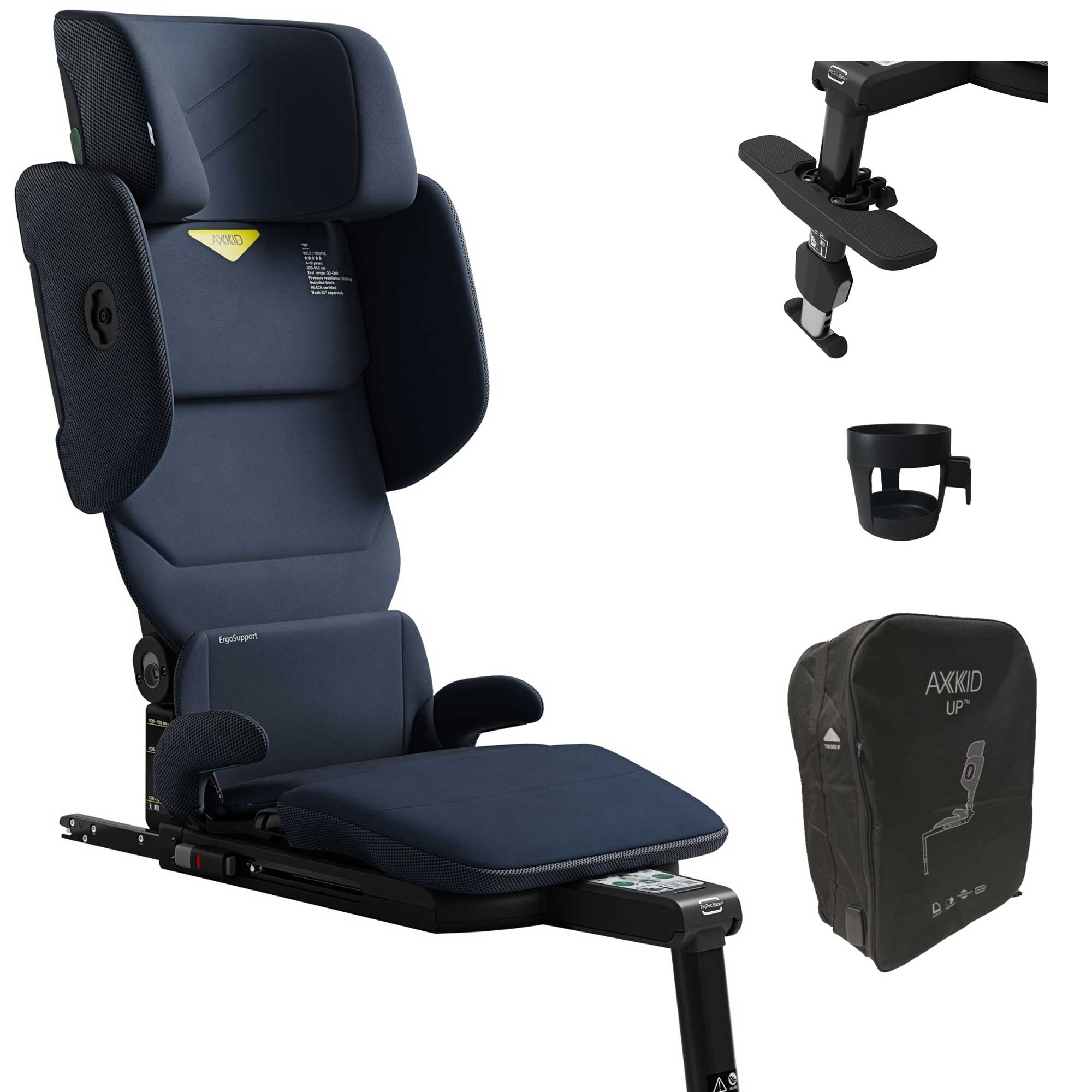 Axkid highback booster seats Axkid Up Highback Booster Seat - Lake Blue 27050141