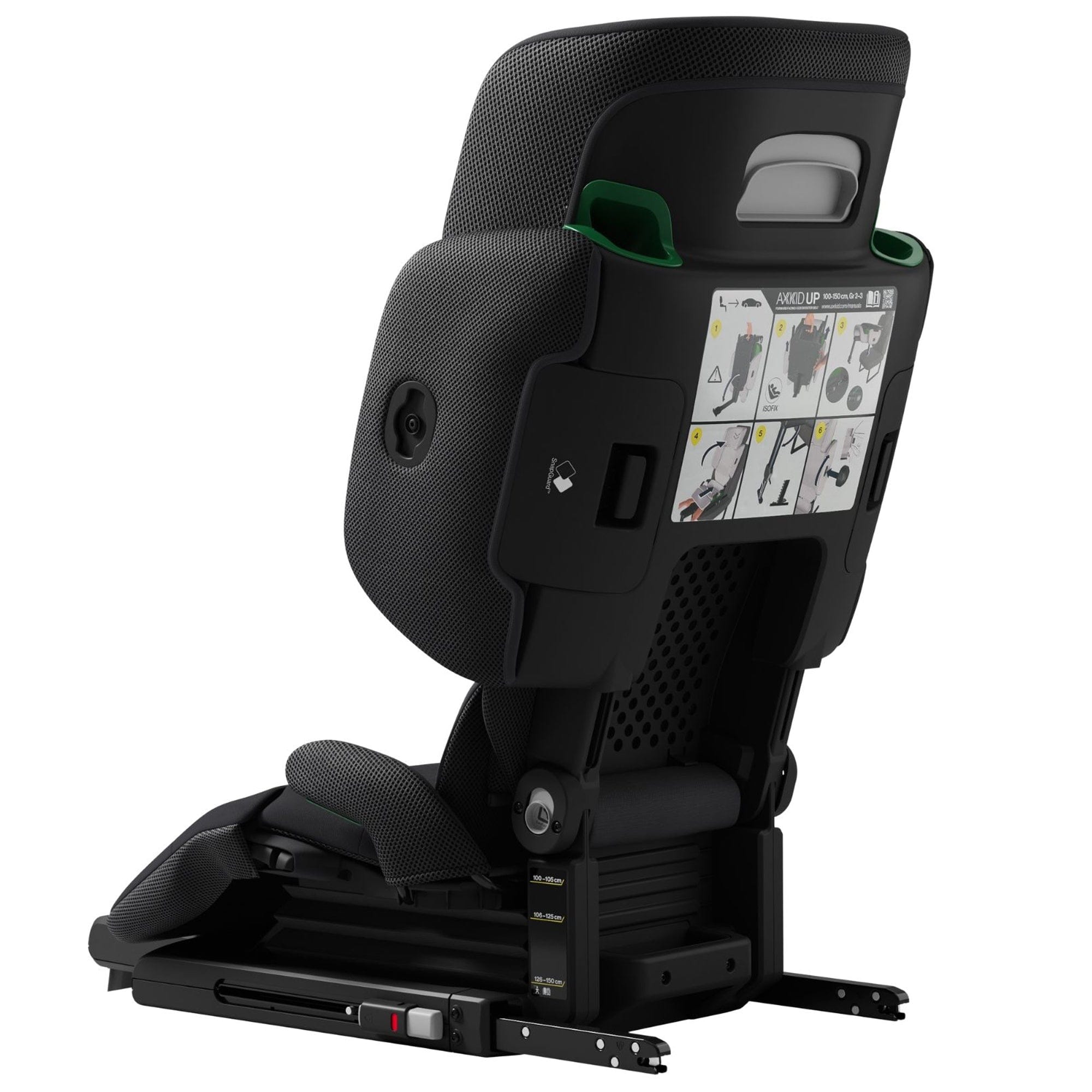 Axkid highback booster seats Axkid Up Highback Booster Seat - Storm Black 27050139