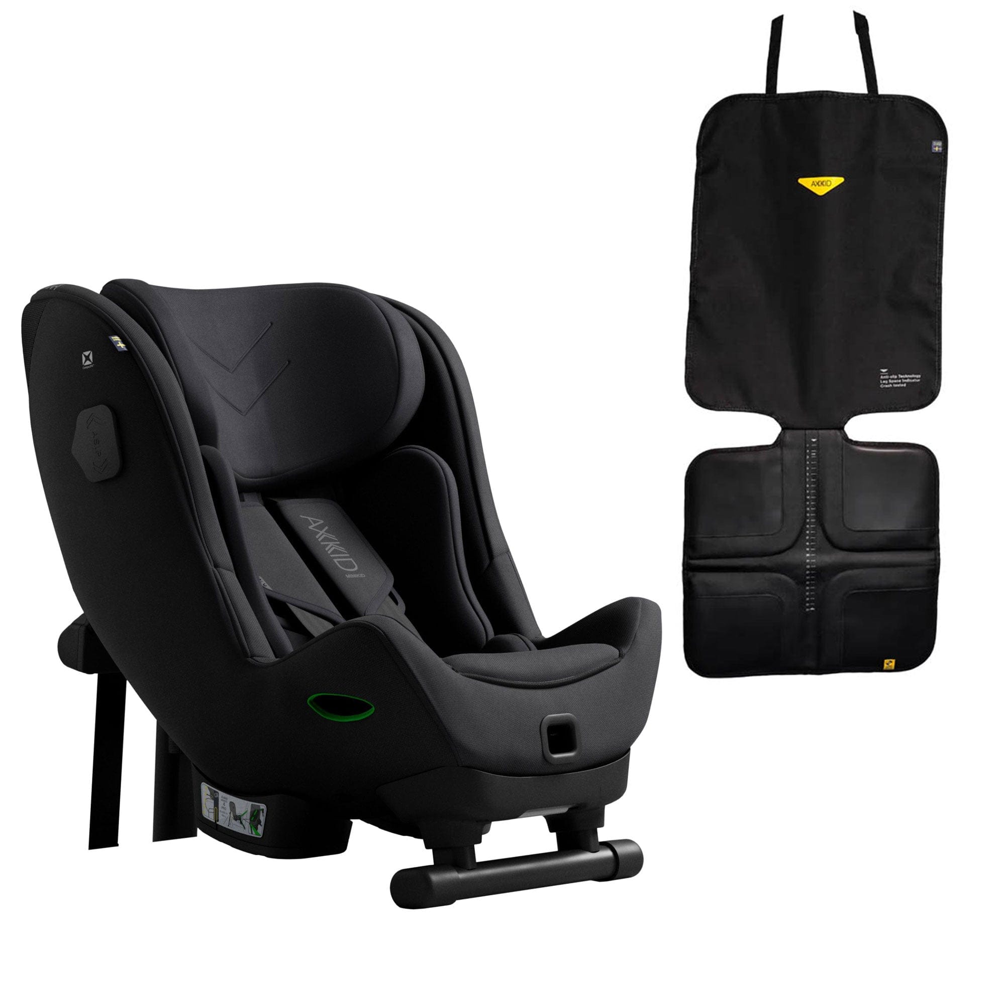 Axkid rear facing car seats Axkid Minikid 4 Max R129 Car Seat - Coastal Storm Black 22150339-FSP