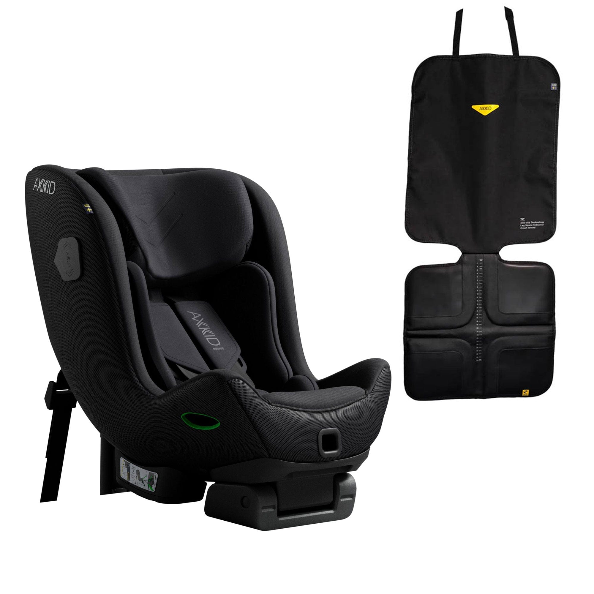 Axkid rear facing car seats Axkid Minikid 4 Pro R129 Car Seat - Coastal Storm Black 22170139-FSP