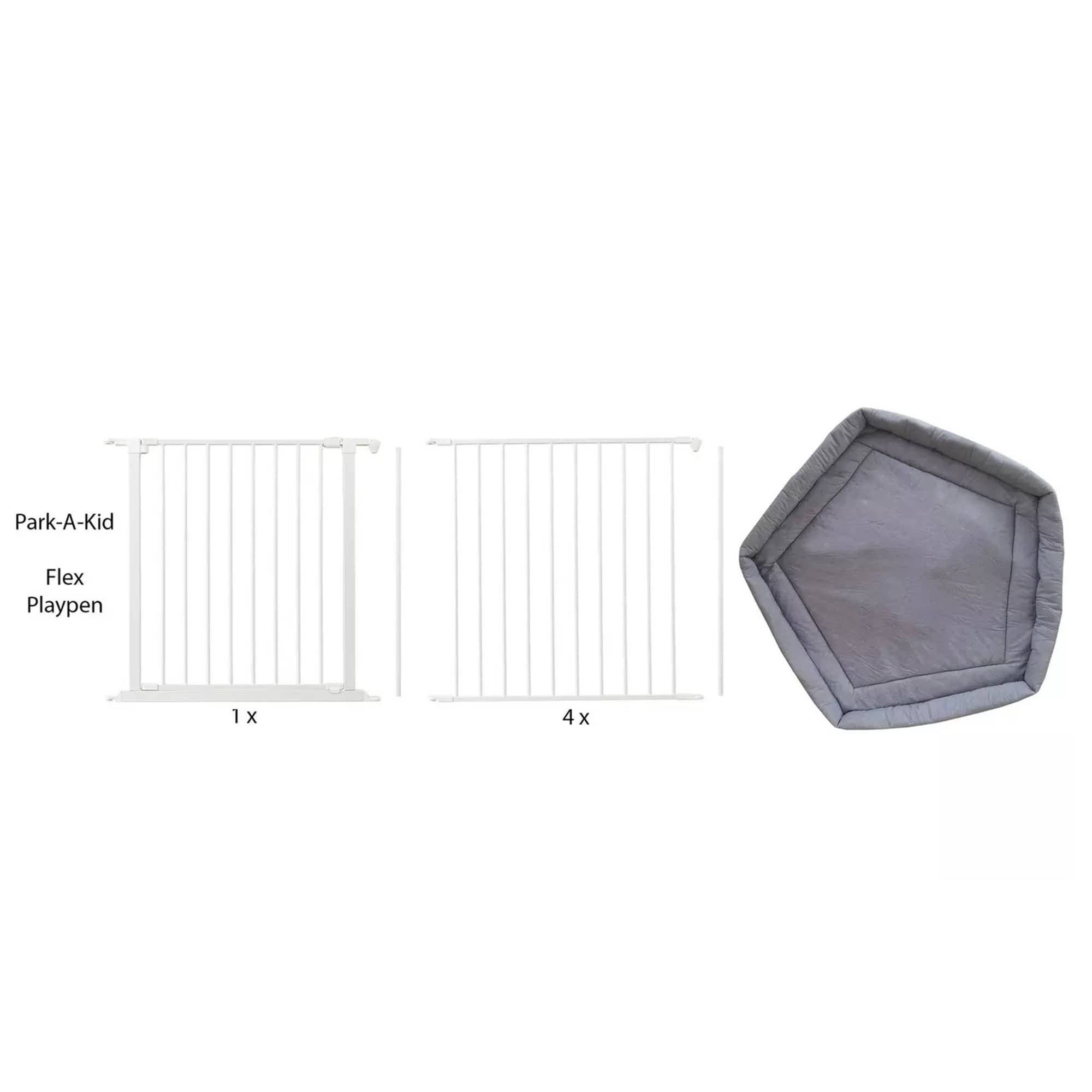 Baby Dan safety gates BabyDan Park A Kid - White 501291