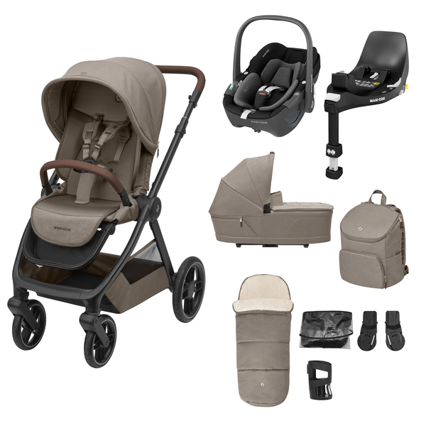 Babys-Mart travel systems Maxi-Cosi KIT Oxford 9pc Complete TS 360 in Truffle KF61200000