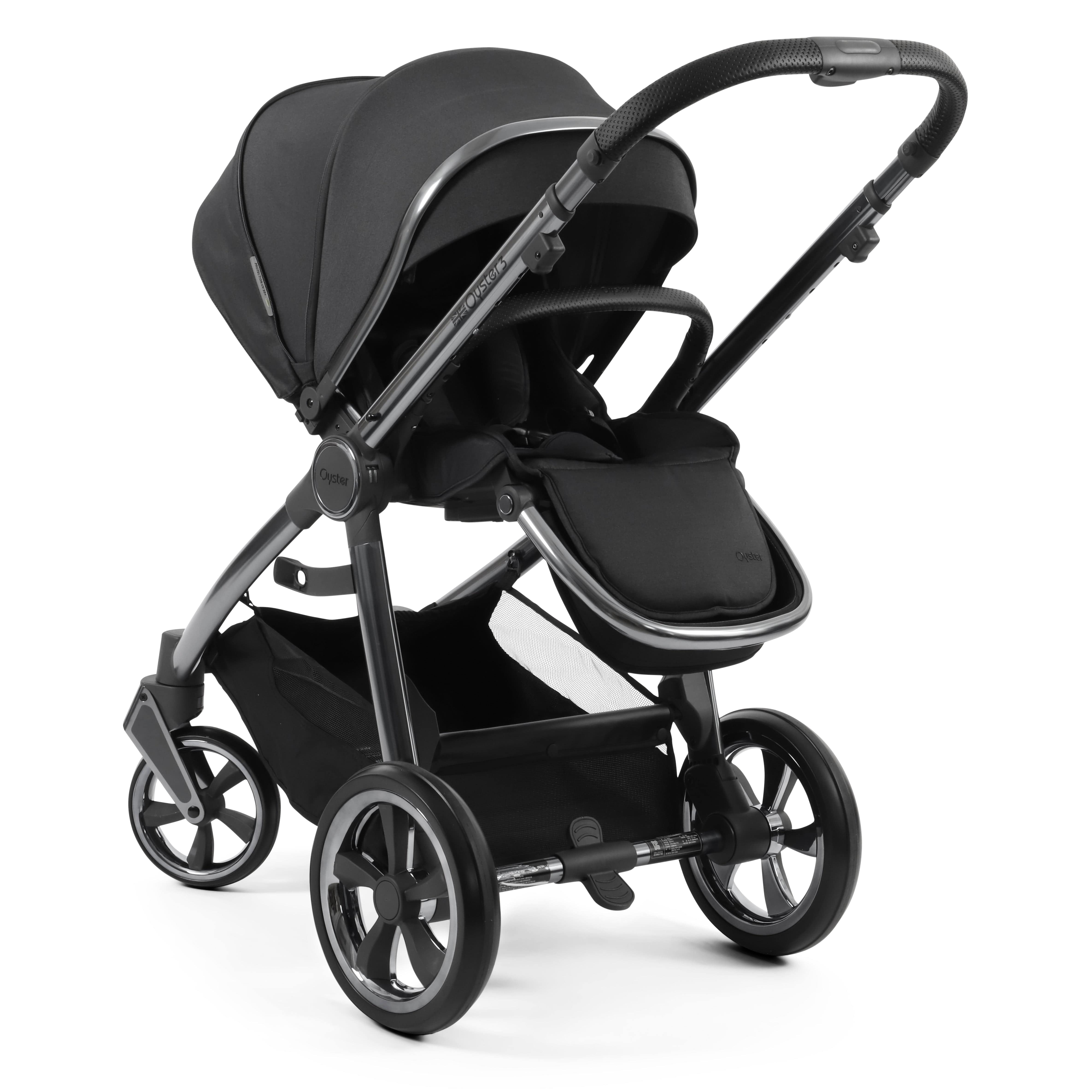 BabyStyle baby prams BabyStyle Oyster3 Pram & Carrycot Carbonite 14730-CRB