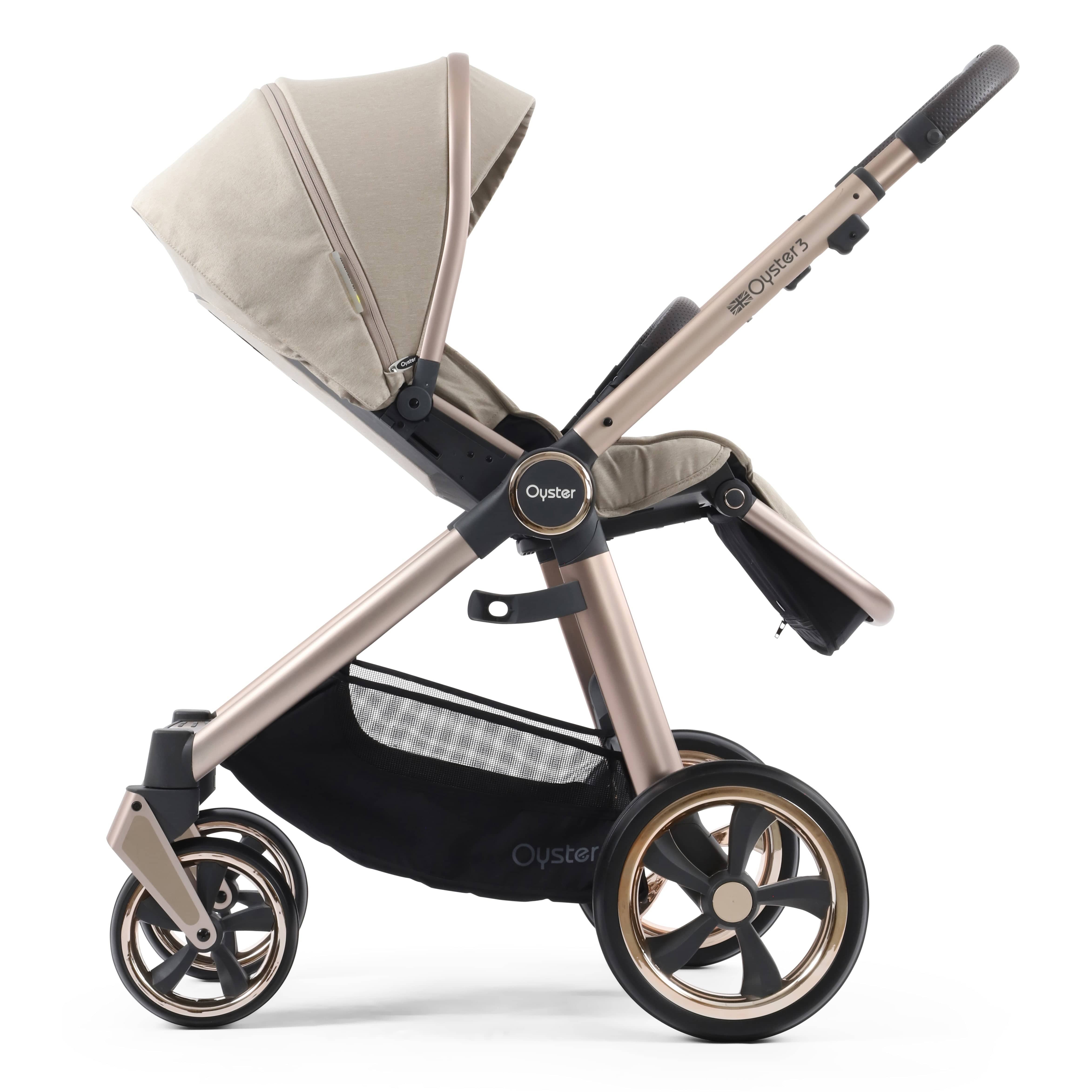 BabyStyle baby prams BabyStyle Oyster3 Pram & Carrycot Creme Brulee 14729-CMB