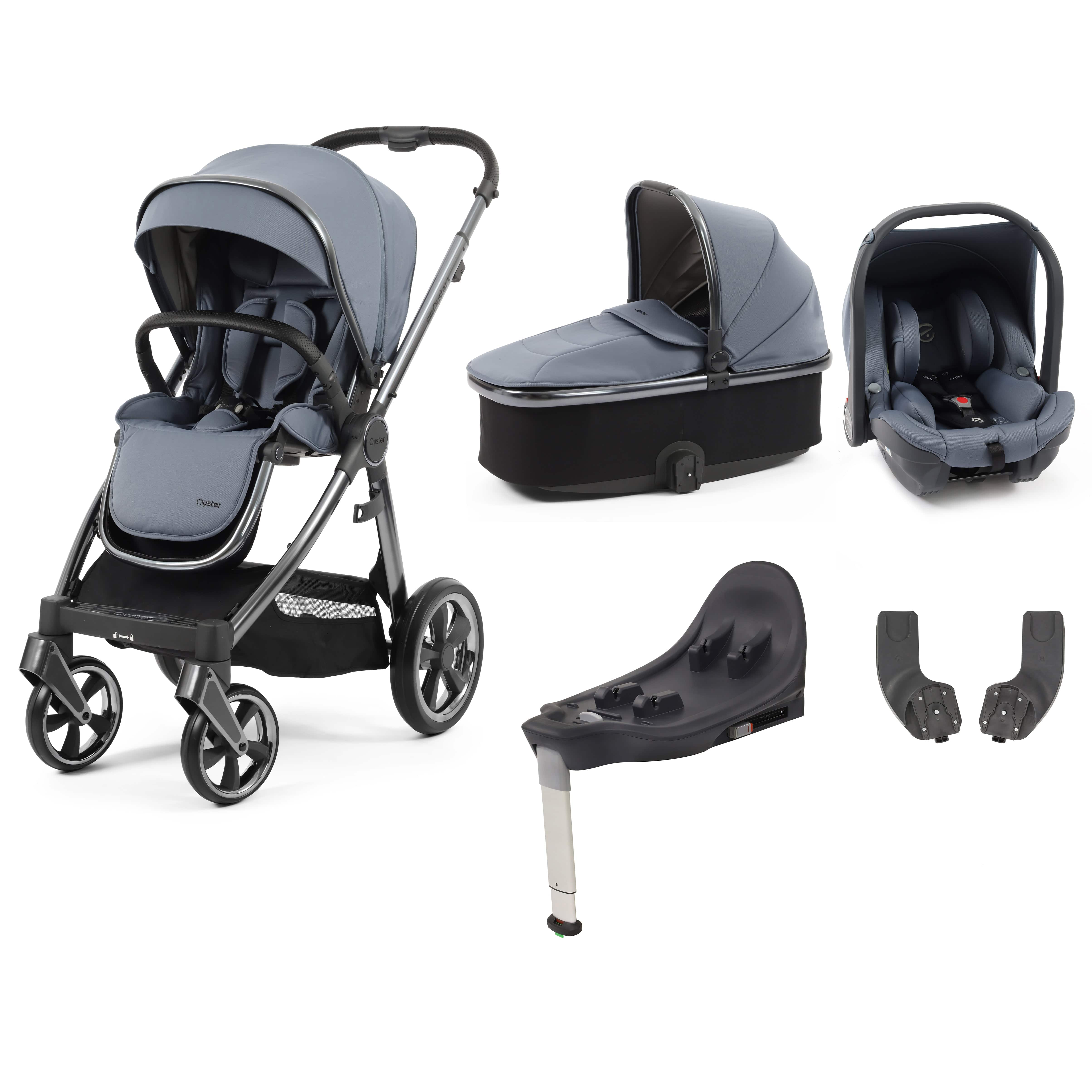 BabyStyle travel systems Babystyle Oyster 3 Essential Bundle with Car Seat - Dream Blue 14743-DMB