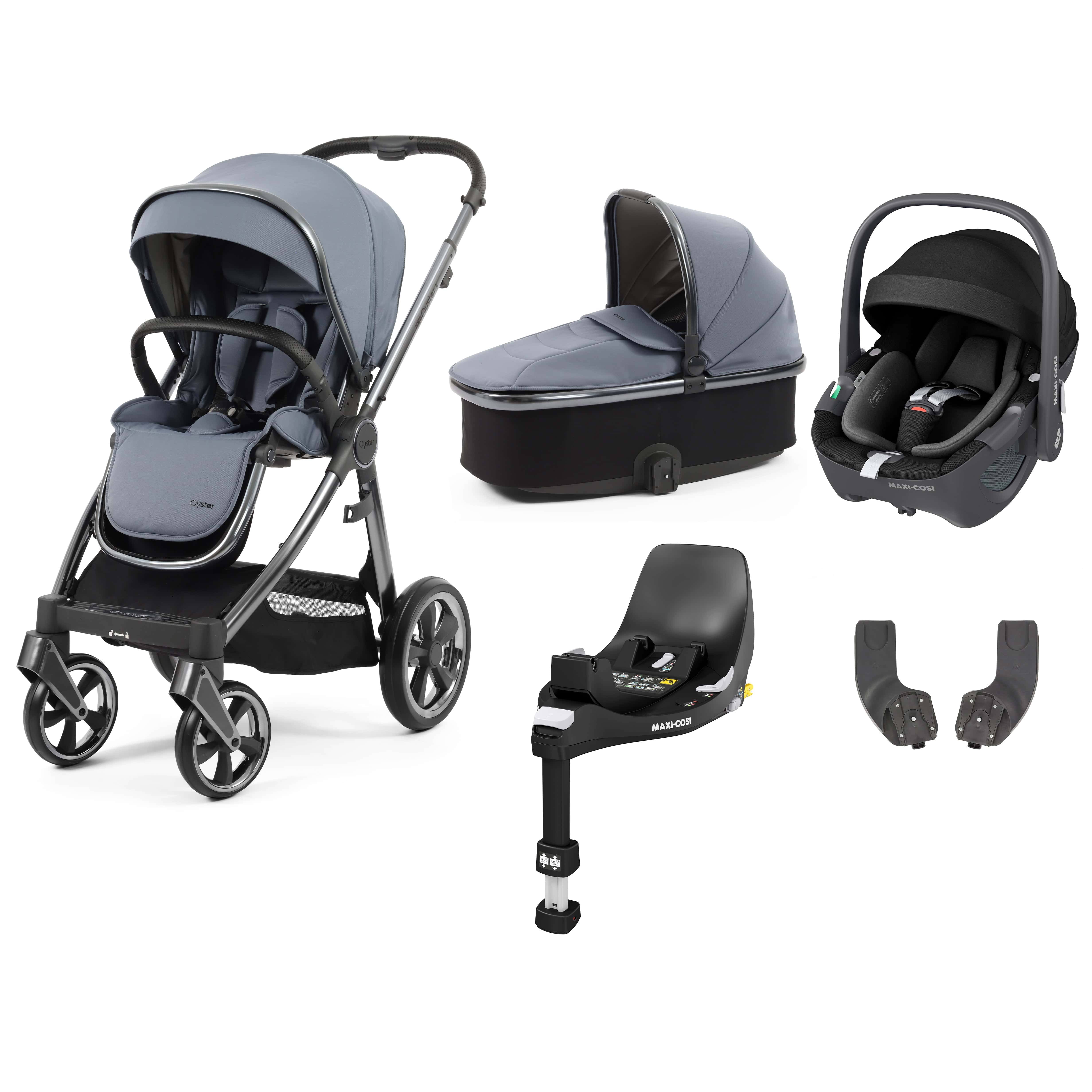 BabyStyle travel systems Babystyle Oyster 3 Essential Bundle with Car Seat - Dream Blue 14757-DMB