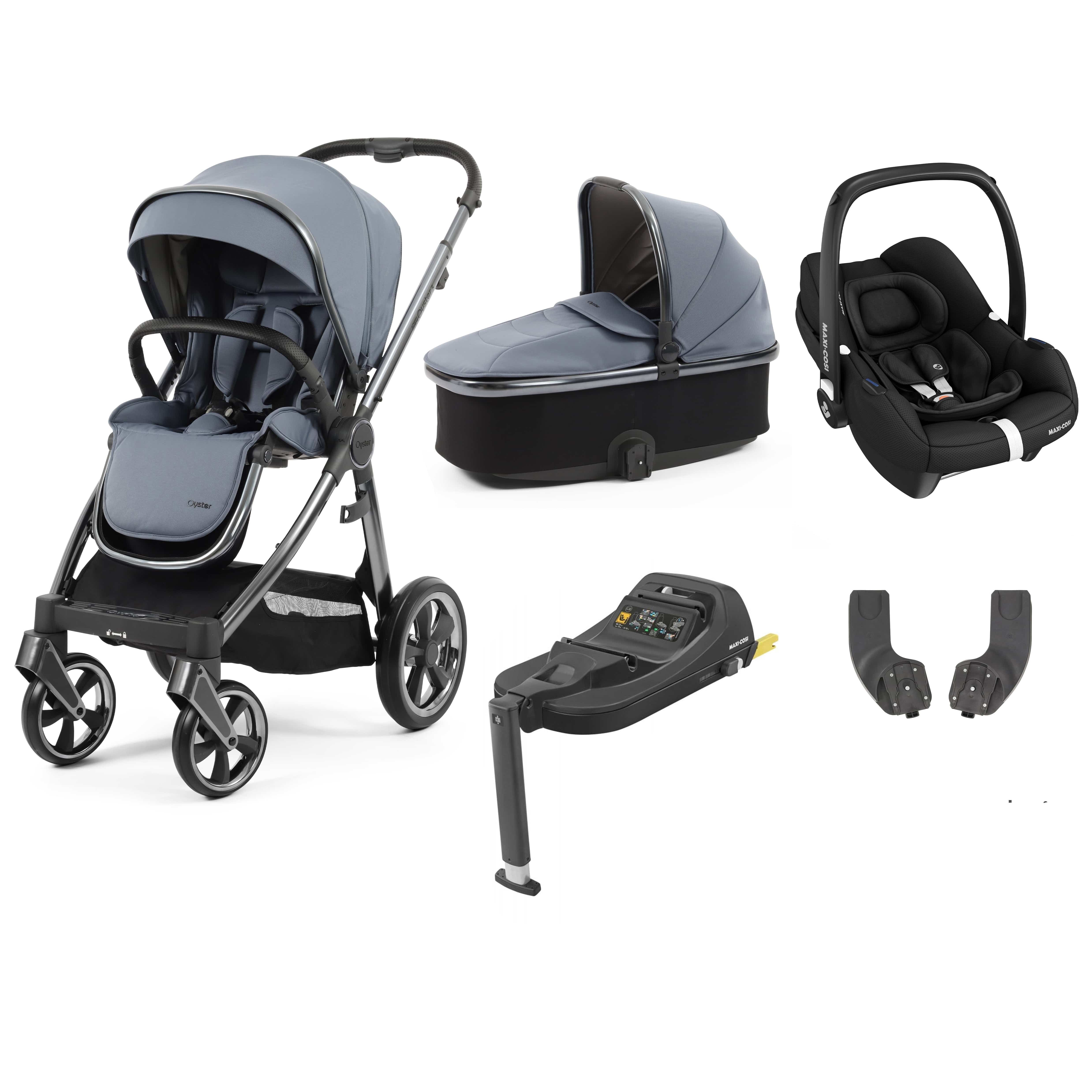 BabyStyle travel systems Babystyle Oyster 3 Essential Bundle with Car Seat - Dream Blue 14763-DMB