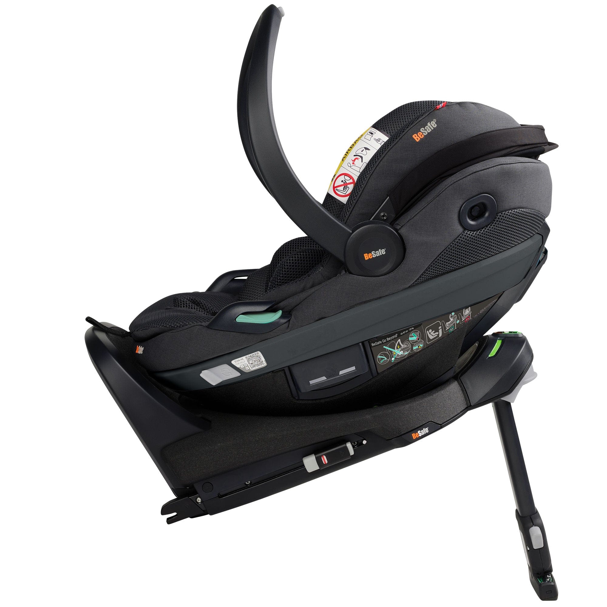 BeSafe baby car seats BeSafe Beyond 2 Complete Bundle - Anthracite Mesh 15495-ANT-MES-2