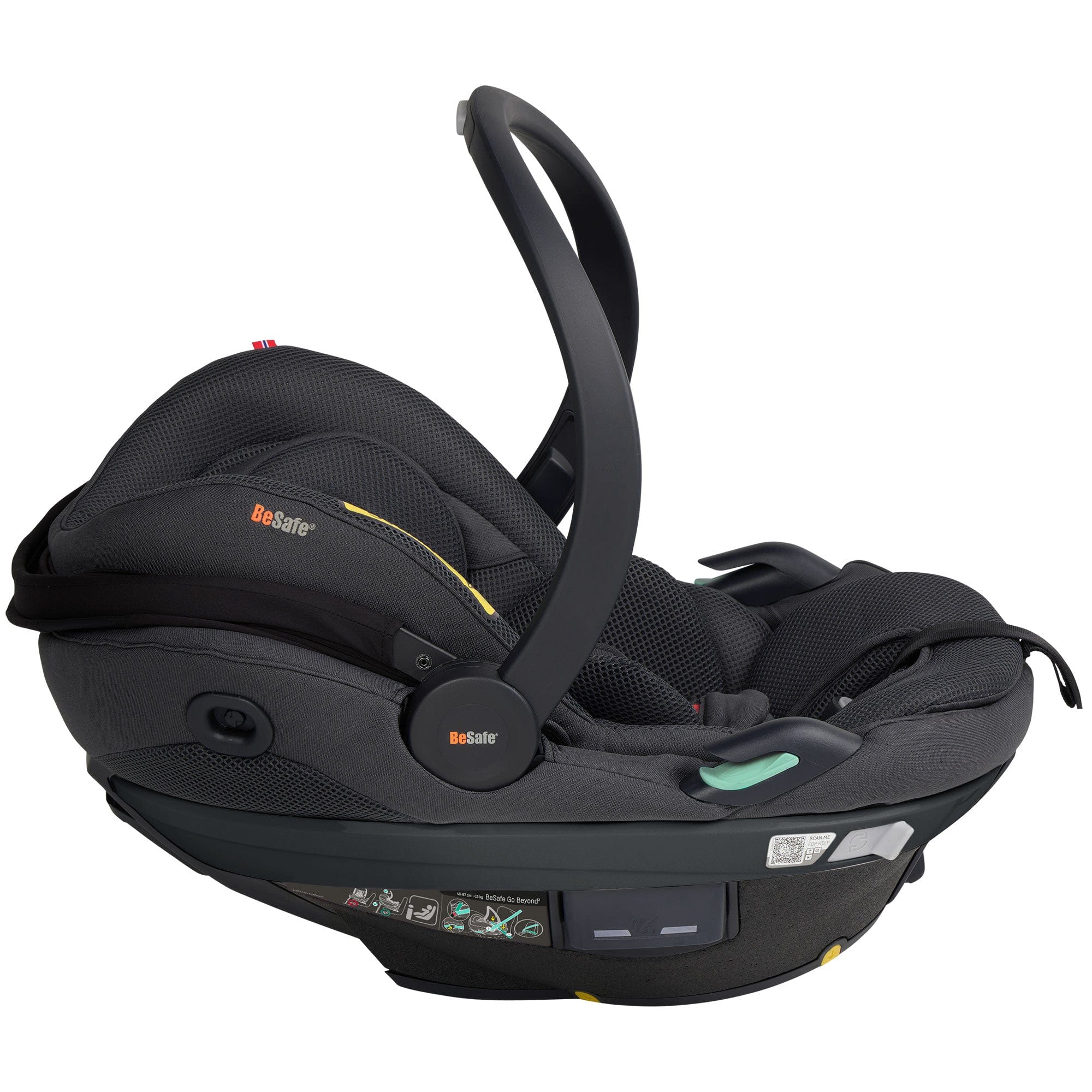 BeSafe baby car seats BeSafe Go Beyond 2 Car Seat - Anthracite Mesh