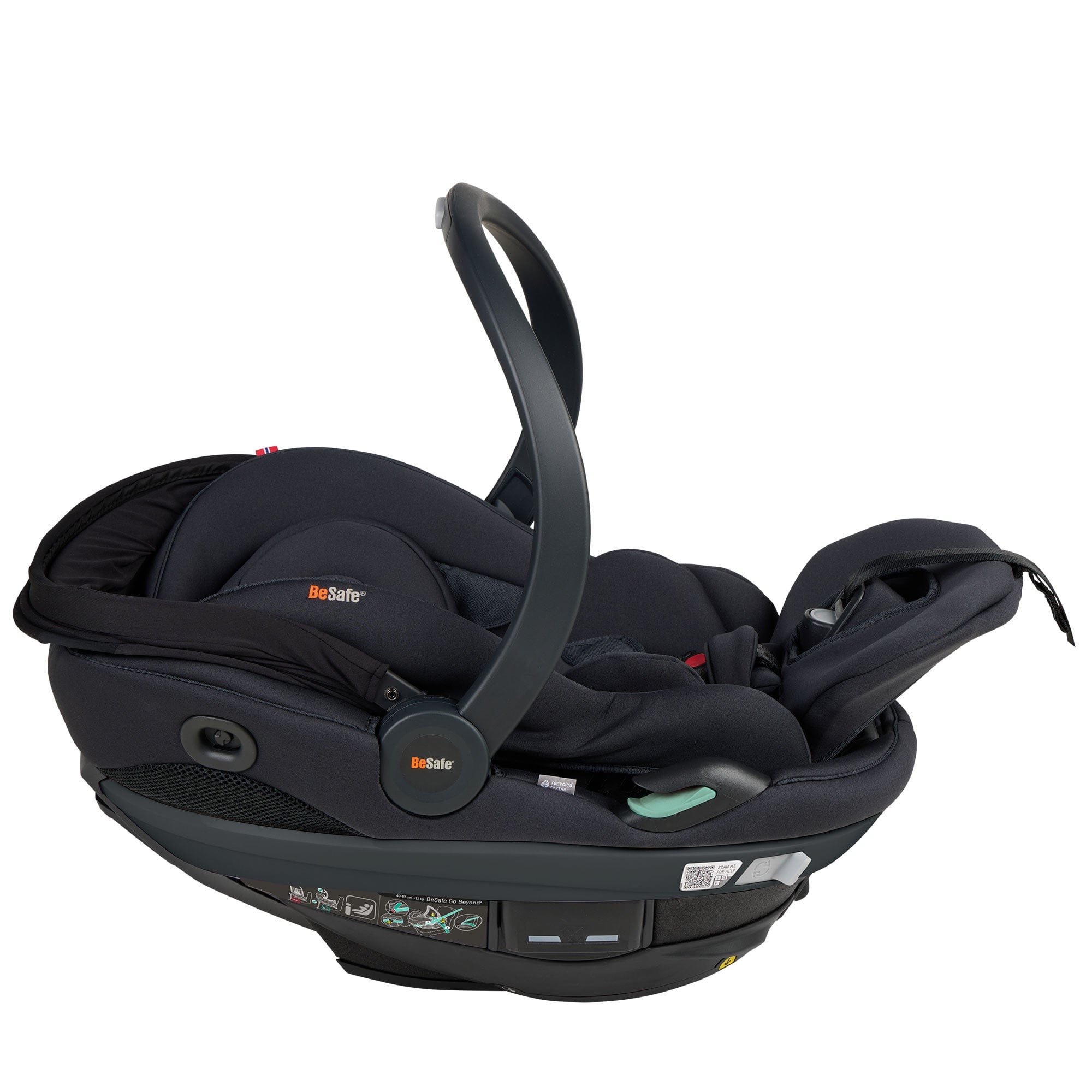 BeSafe baby car seats BeSafe Go Beyond 2 Car Seat - Black Soft Breeze