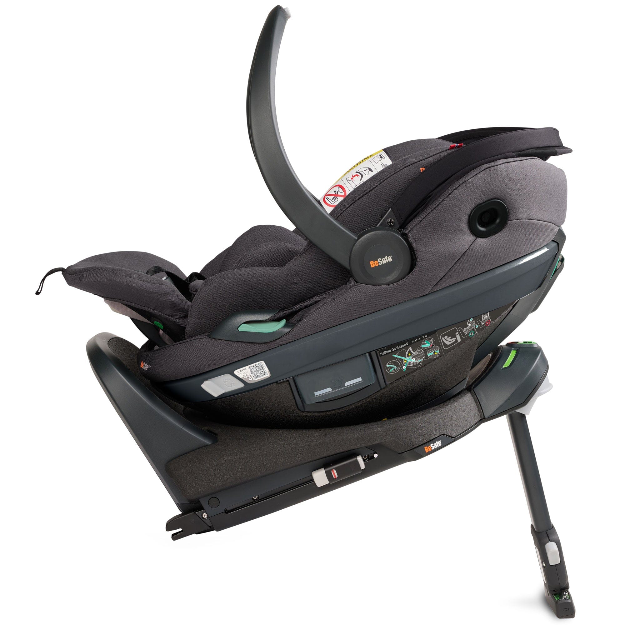 BeSafe baby car seats BeSafe Go Beyond 2 Car Seat - Dark Grey Melange