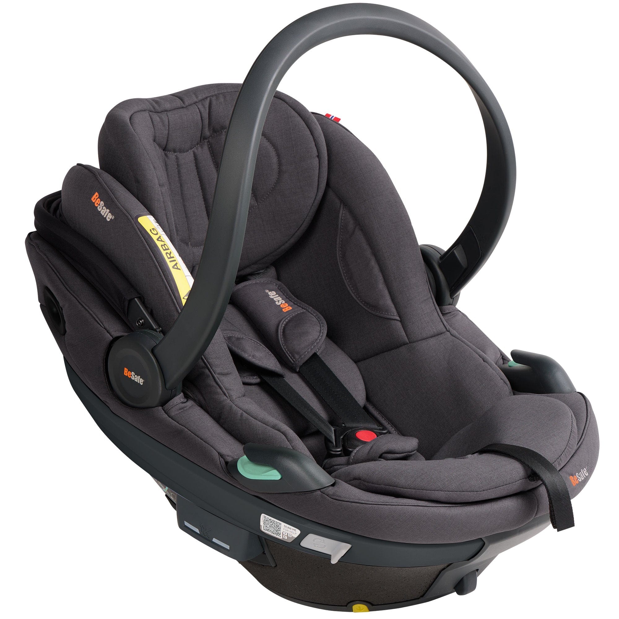 BeSafe baby car seats BeSafe Go Beyond 2 Car Seat - Dark Grey Melange