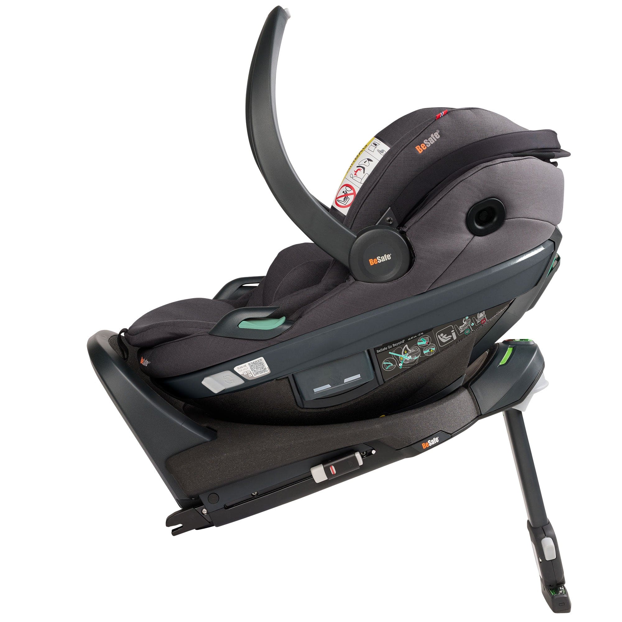 BeSafe baby car seats BeSafe Go Beyond 2 Car Seat - Dark Grey Melange