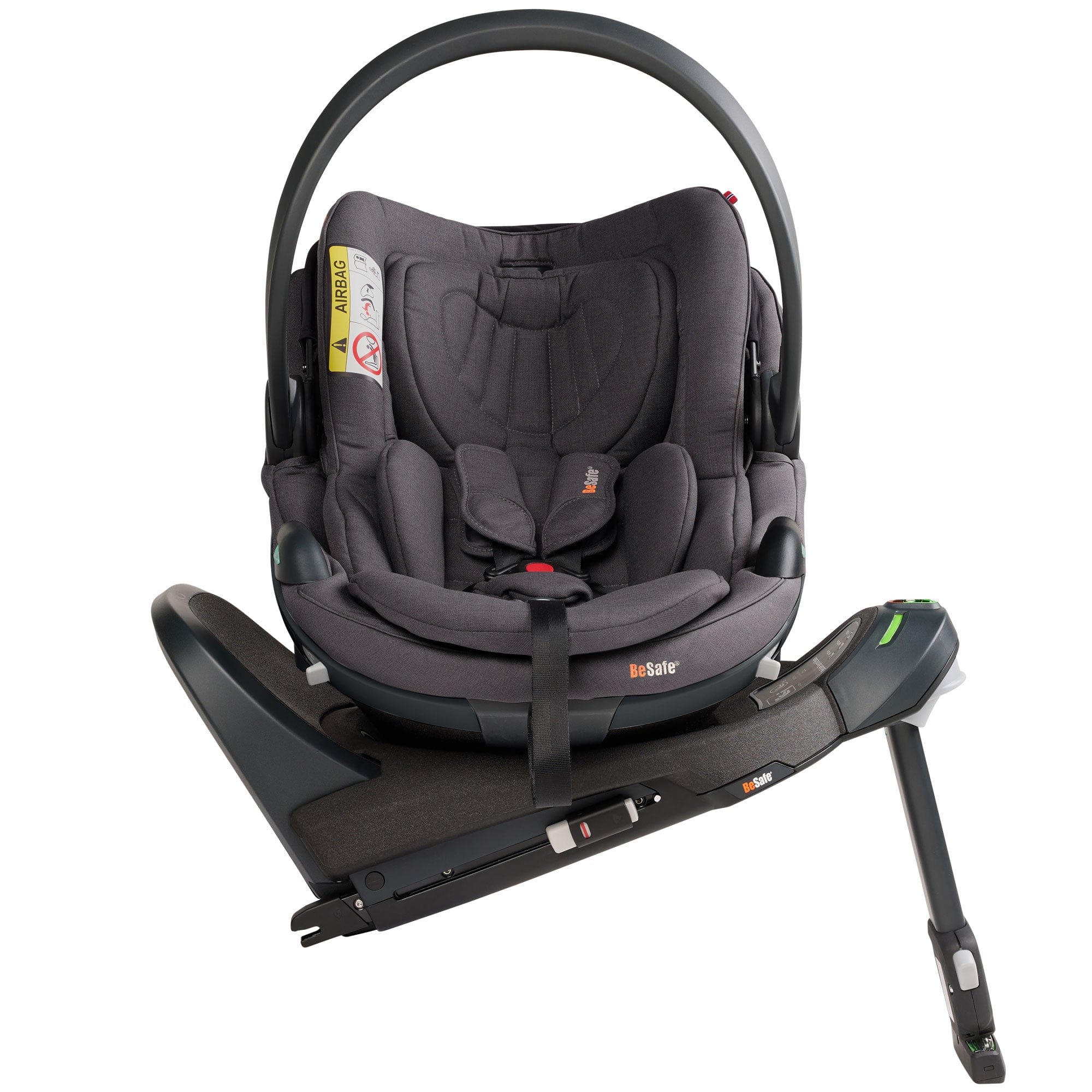 BeSafe baby car seats BeSafe Go Beyond 2 Car Seat - Dark Grey Melange 20431-GRY-MEL