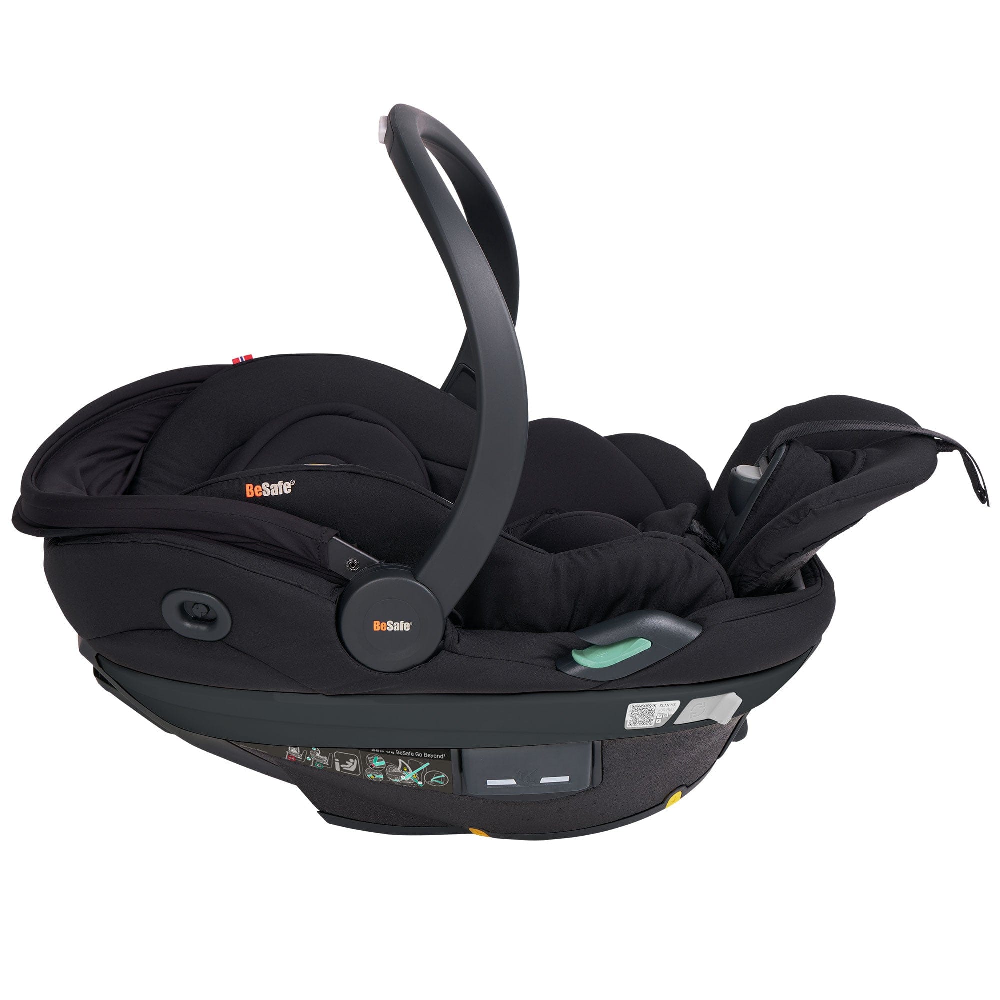 BeSafe baby car seats BeSafe Go Beyond 2 Car Seat - Fresh Black Cab