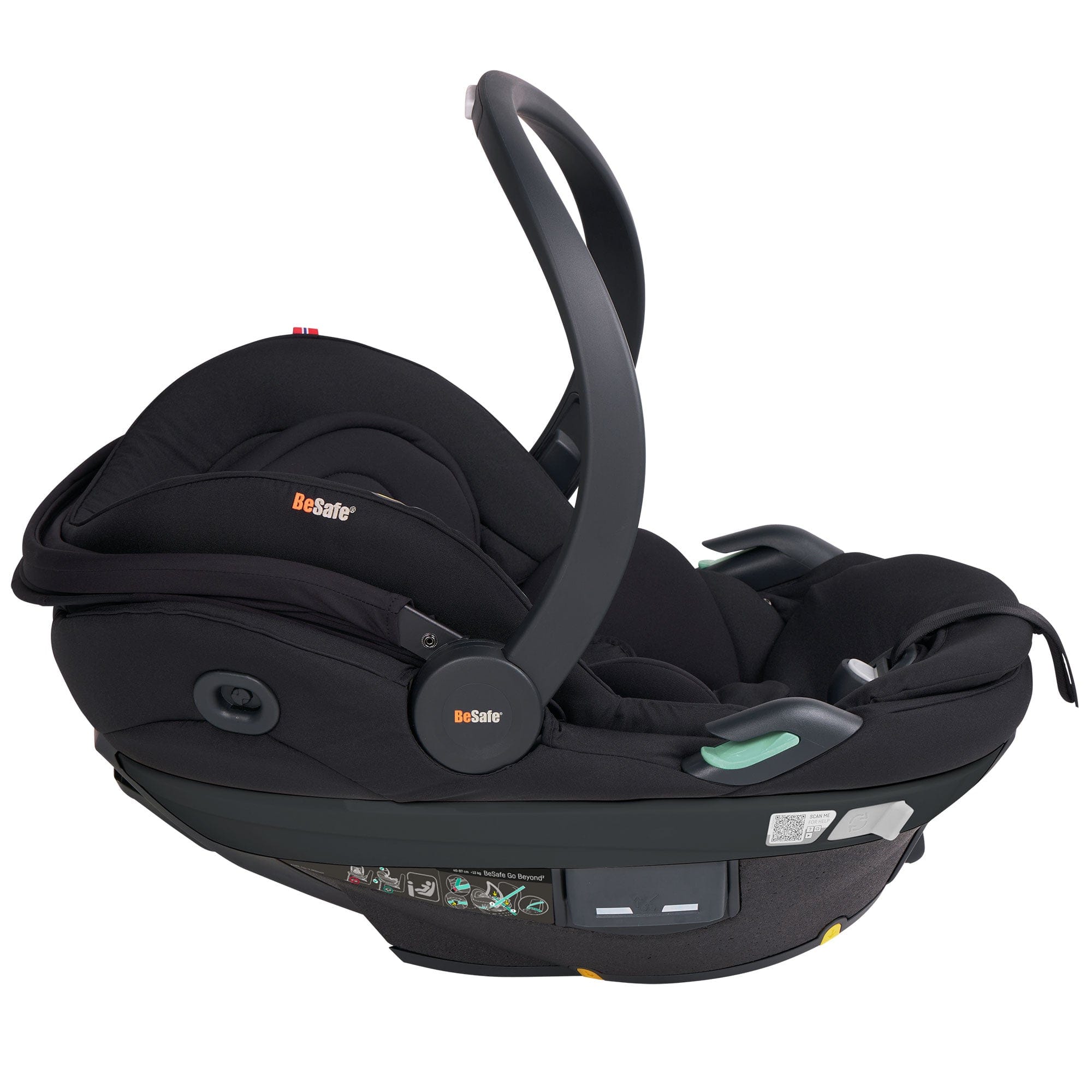 BeSafe baby car seats BeSafe Go Beyond 2 Car Seat - Fresh Black Cab