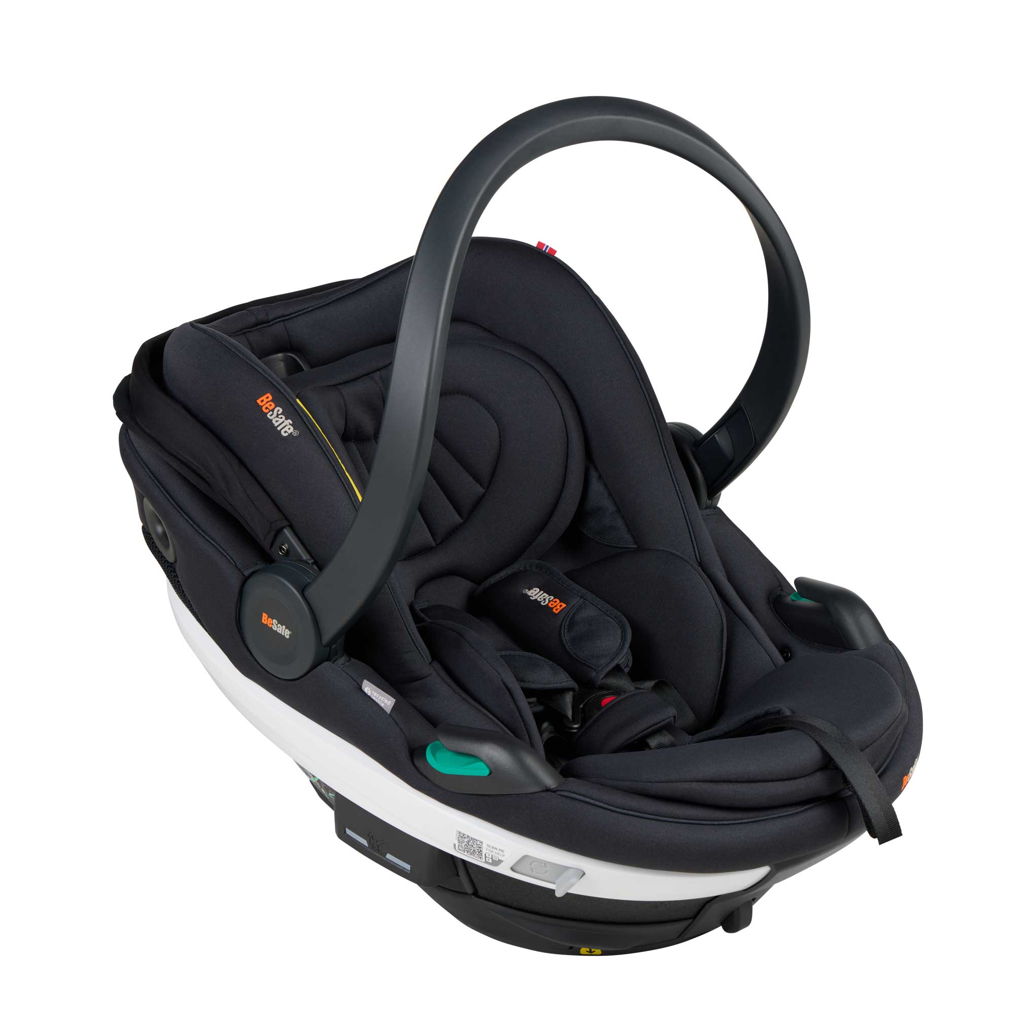 BeSafe baby car seats BeSafe Go Beyond Car Seat & Base Duo in Black Soft Breeze 19298-BLACK-SO-BR