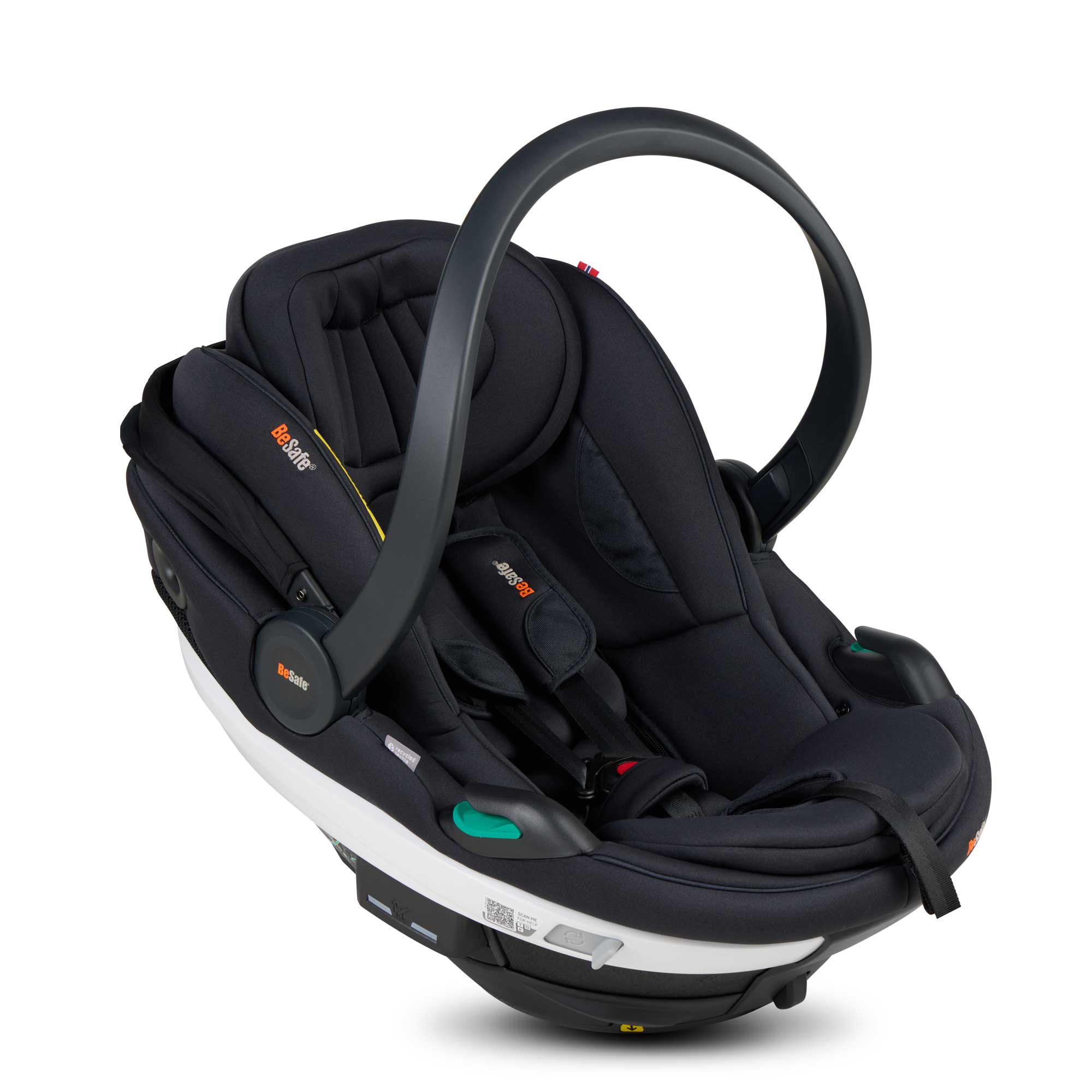 BeSafe baby car seats BeSafe Go Beyond Car Seat & Base Duo in Black Soft Breeze 19298-BLACK-SO-BR