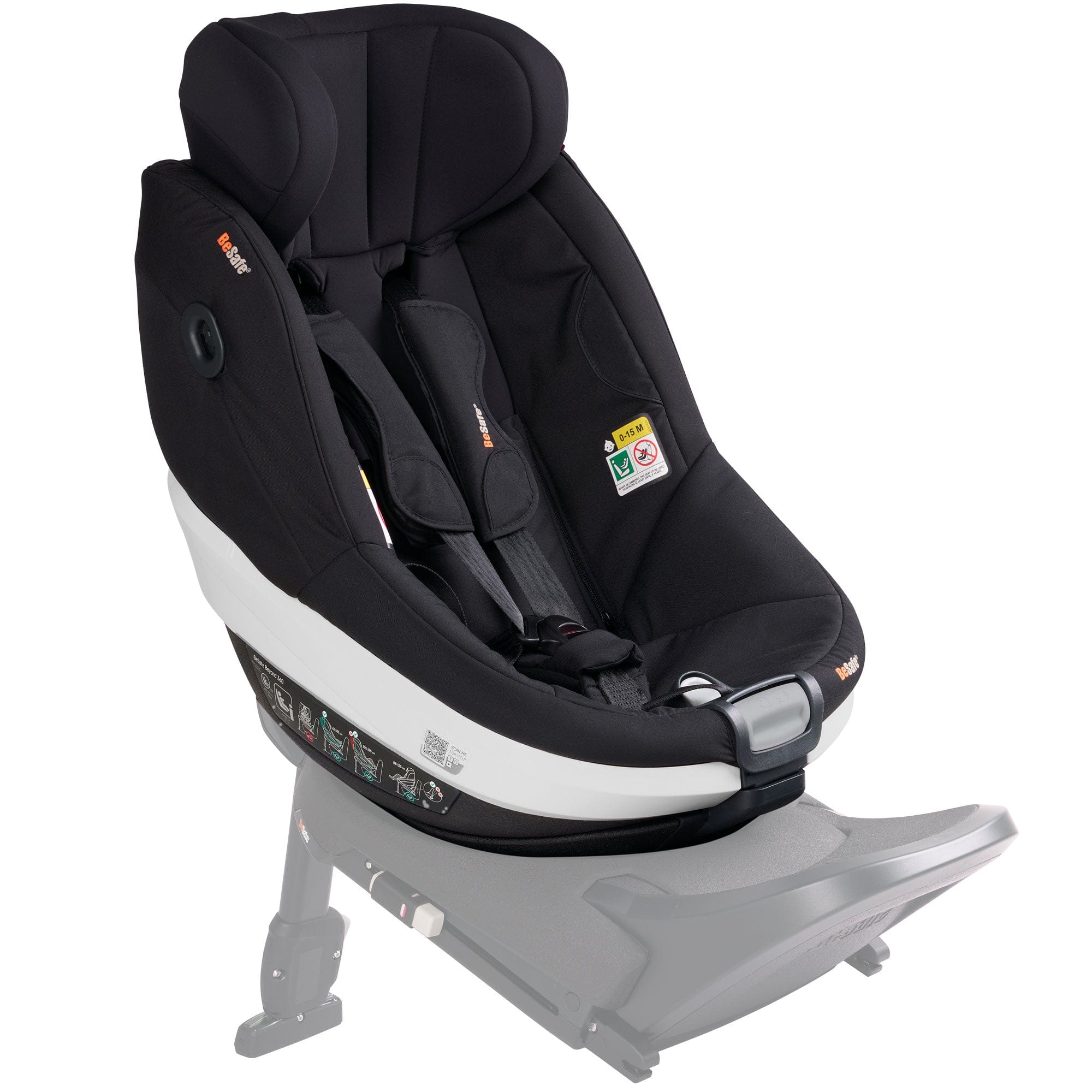 BeSafe combination car seats BeSafe Beyond 360 Car Seat in Black Cab 1036247-BlackCabF-Std