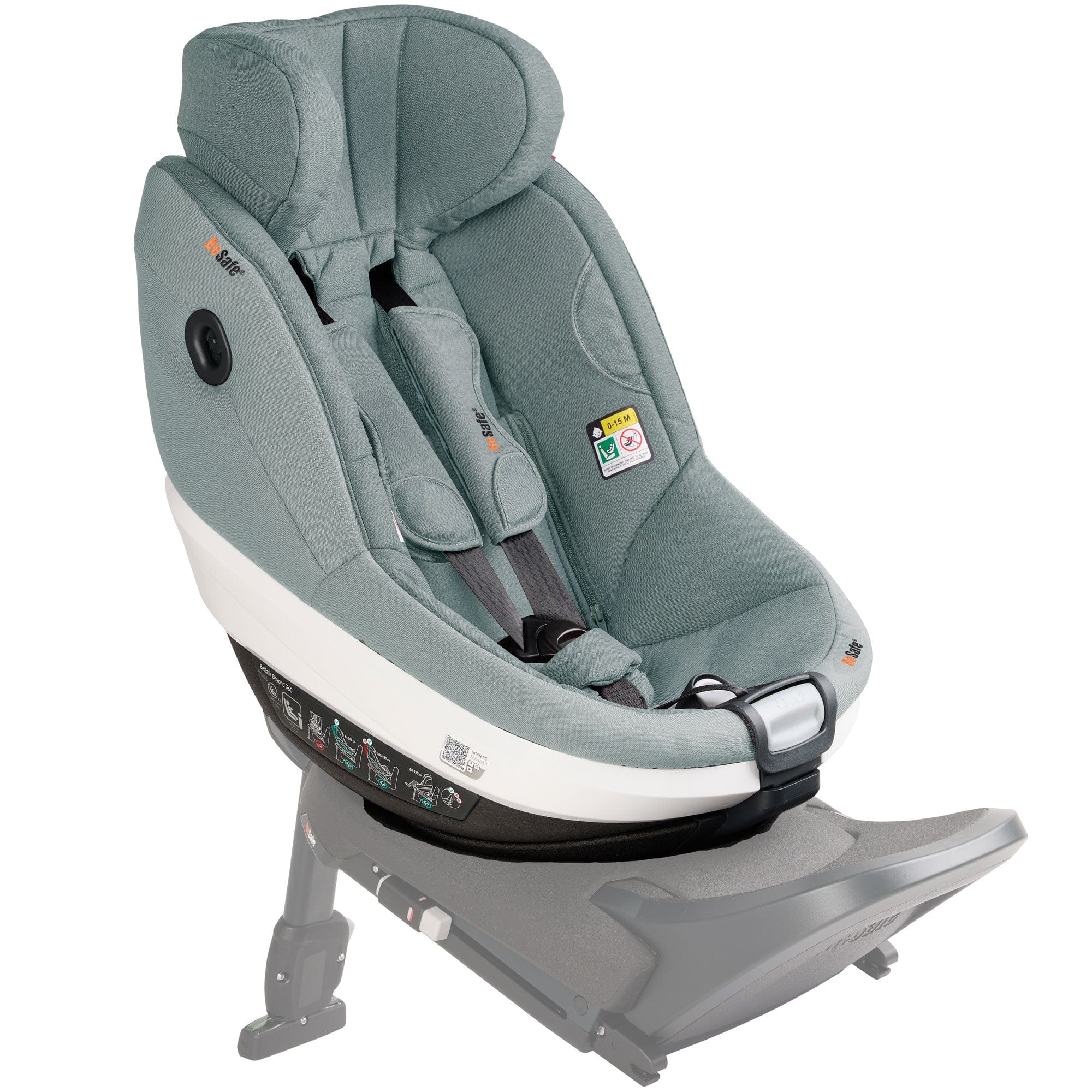 BeSafe combination car seats BeSafe Beyond 360 Car Seat in Sea Green Melange 1036247-SeaGreenMelange-Std