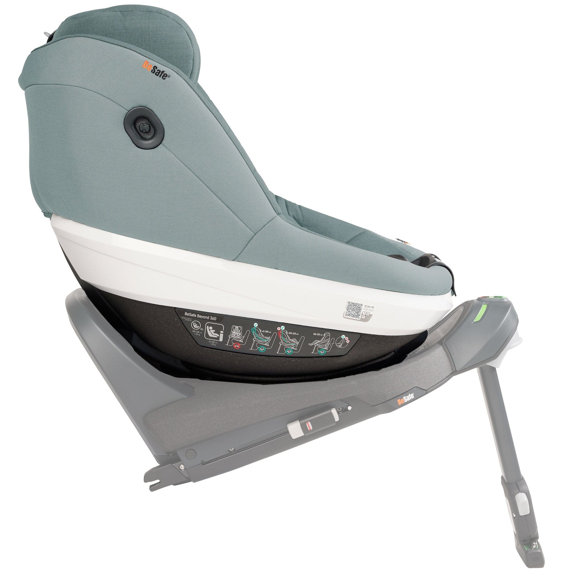 BeSafe combination car seats BeSafe Beyond 360 Car Seat in Sea Green Melange 1036247-SeaGreenMelange-Std