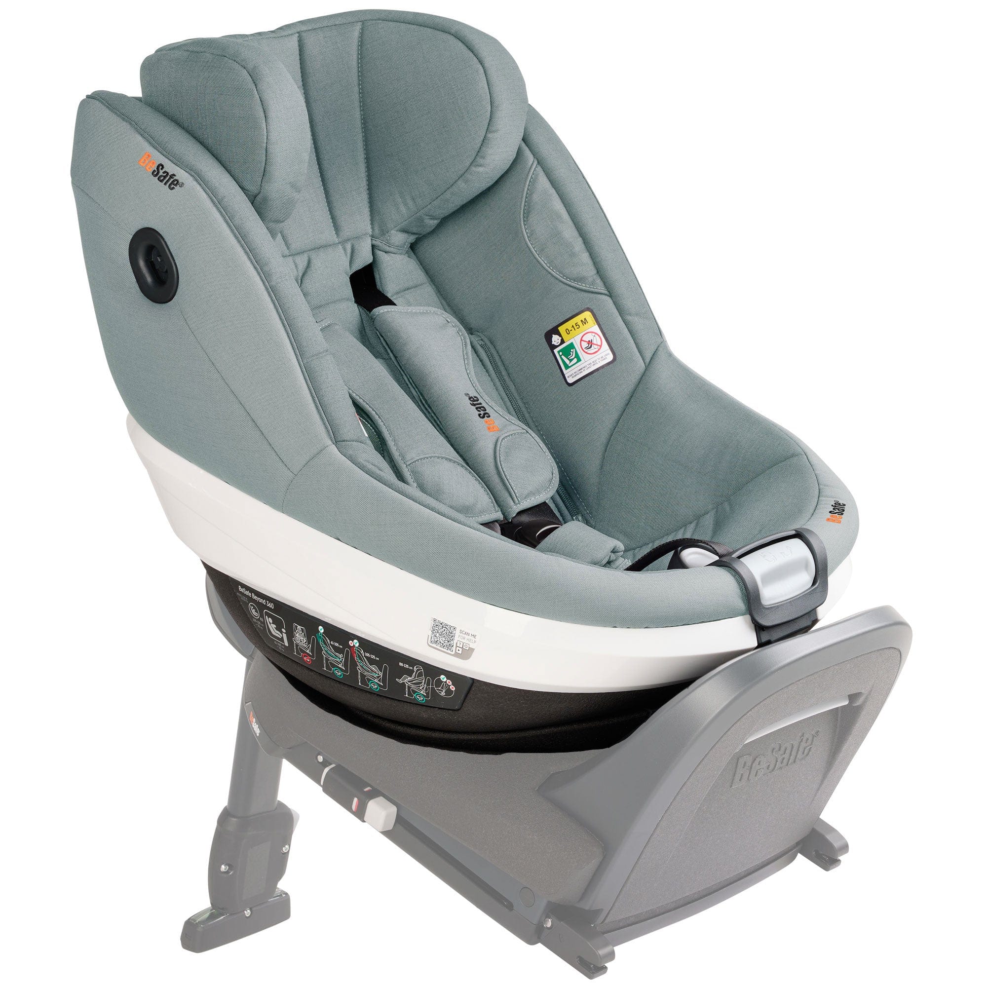 BeSafe combination car seats BeSafe Beyond 360 Car Seat in Sea Green Melange 1036247-SeaGreenMelange-Std