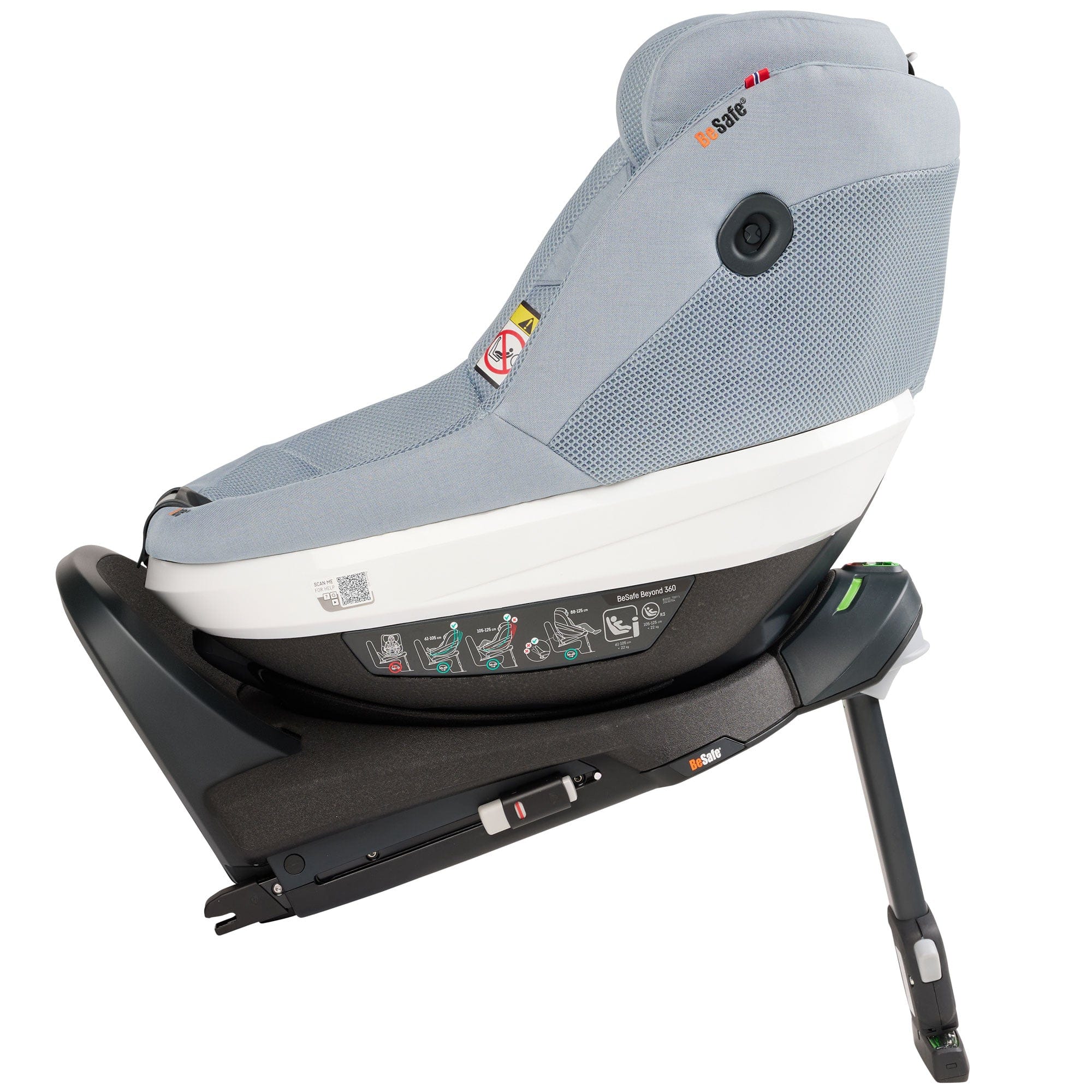 BeSafe combination car seats BeSafe Beyond 360 Car Seat & Base in Peak Mesh 15488-PEA-MES