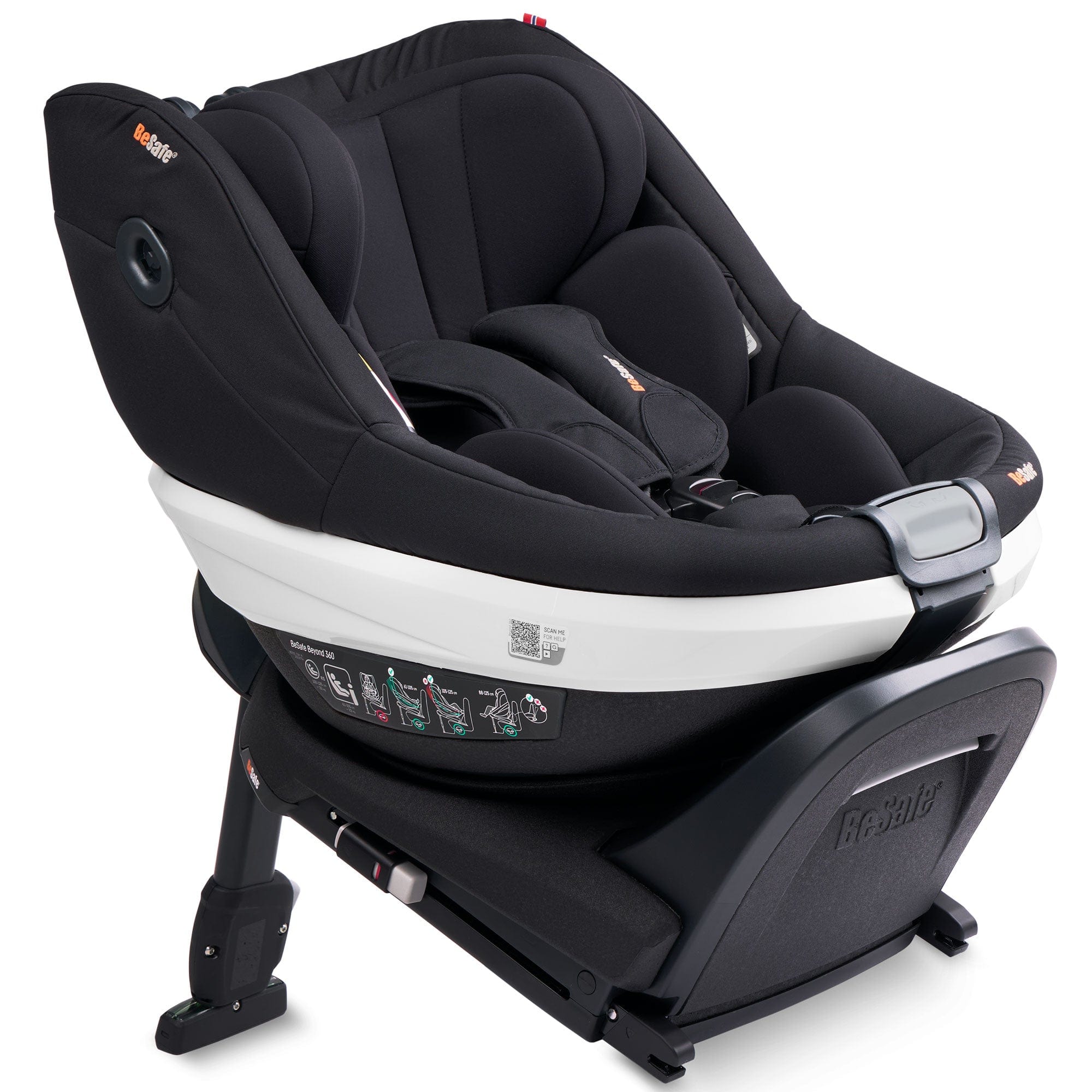 BeSafe combination car seats BeSafe Beyond 360 Car Seat & Base in Black Cab 15490-BLK-CAB