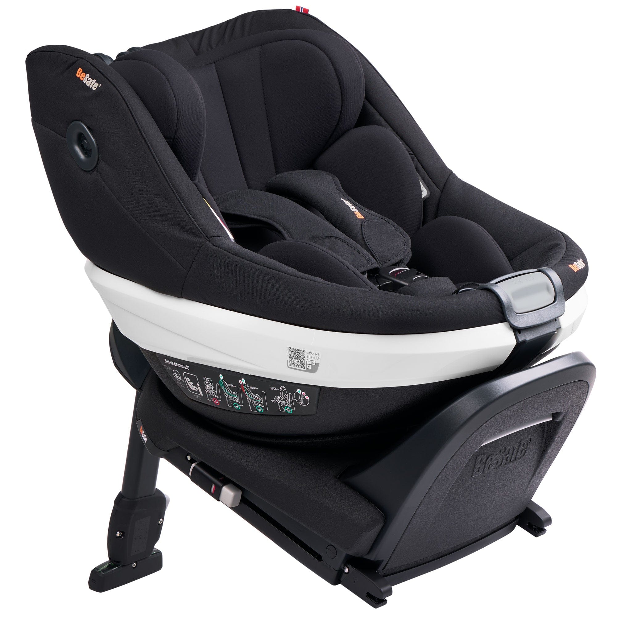 BeSafe combination car seats BeSafe Beyond 360 Car Seat & Base in Black Cab 15490-BLK-CAB