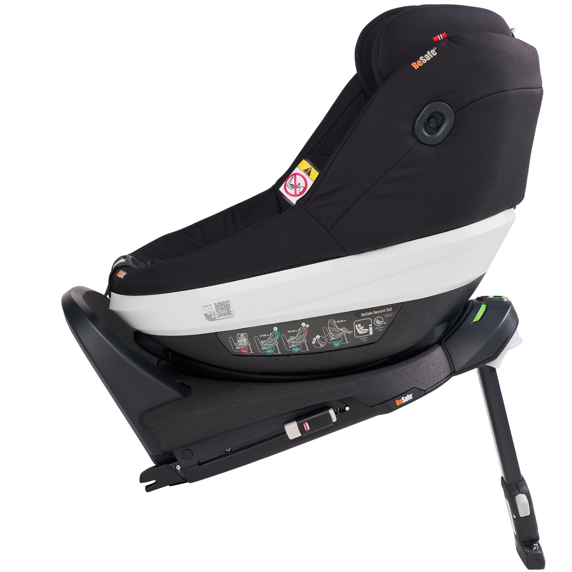 BeSafe combination car seats BeSafe Beyond 360 Car Seat & Base in Black Cab