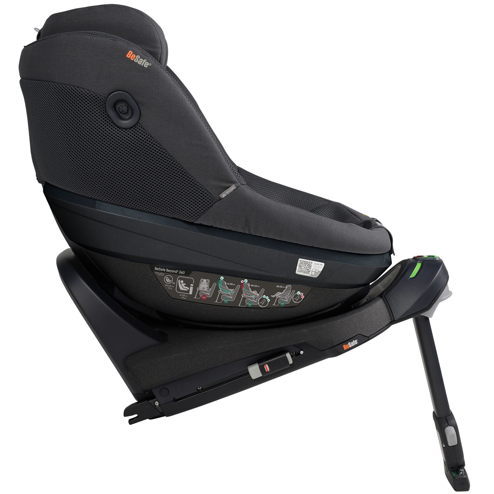 BeSafe combination car seats BeSafe Beyond 2 360 Car Seat & Base in Anthracite Mesh