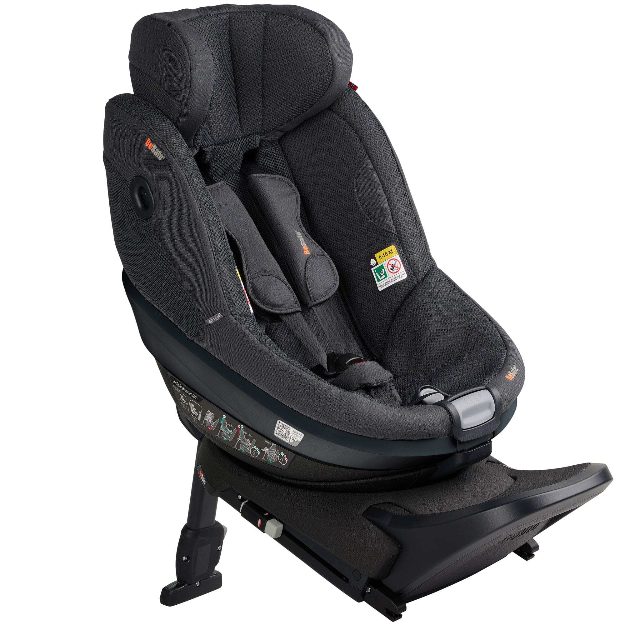 BeSafe combination car seats BeSafe Beyond 2 360 Car Seat & Base in Anthracite Mesh