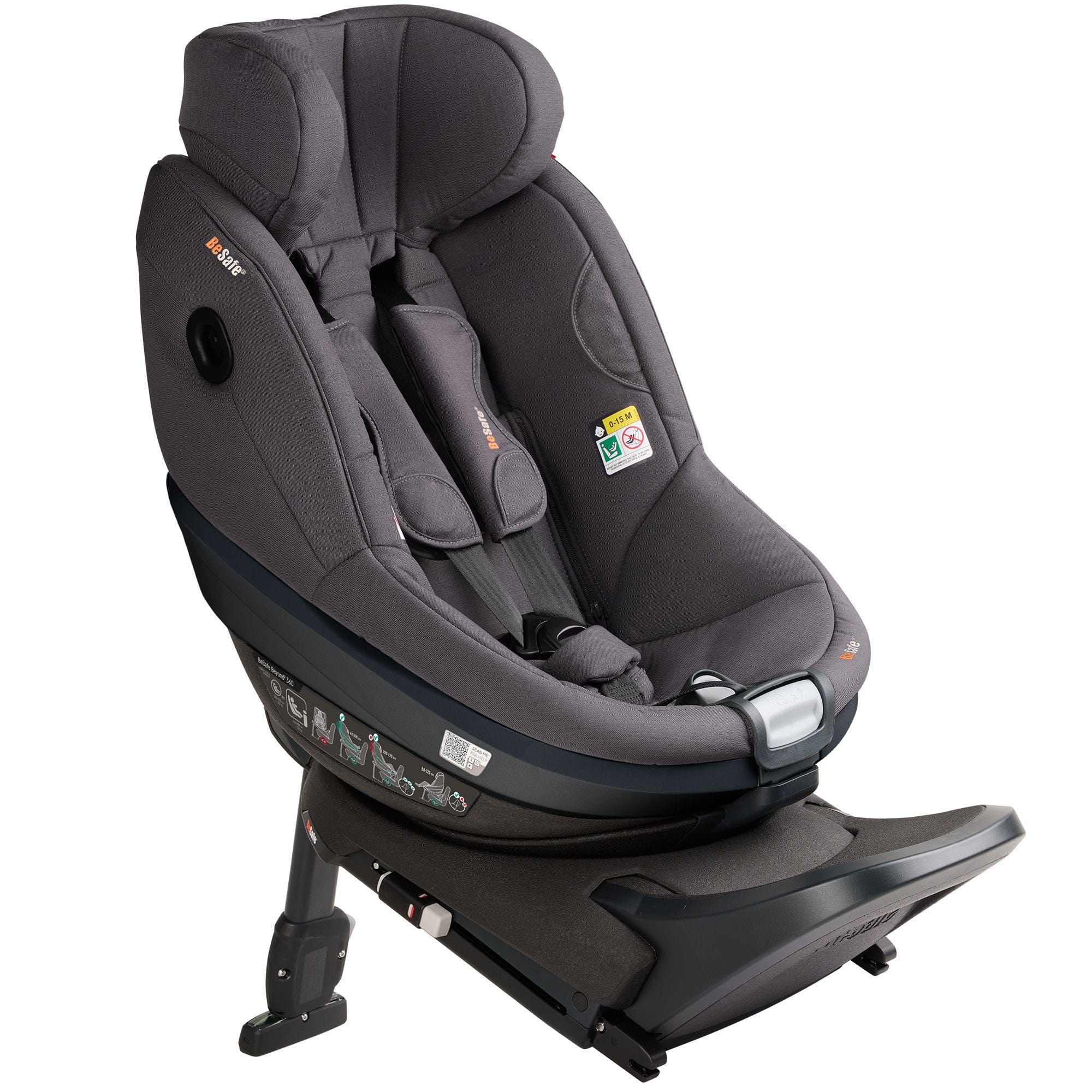 BeSafe combination car seats BeSafe Beyond 2 360 Car Seat & Base in Dark Grey Melange
