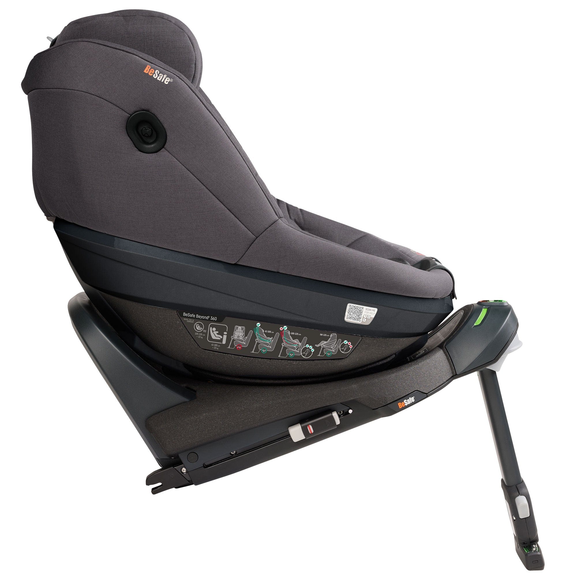 BeSafe combination car seats BeSafe Beyond 2 360 Car Seat & Base in Dark Grey Melange