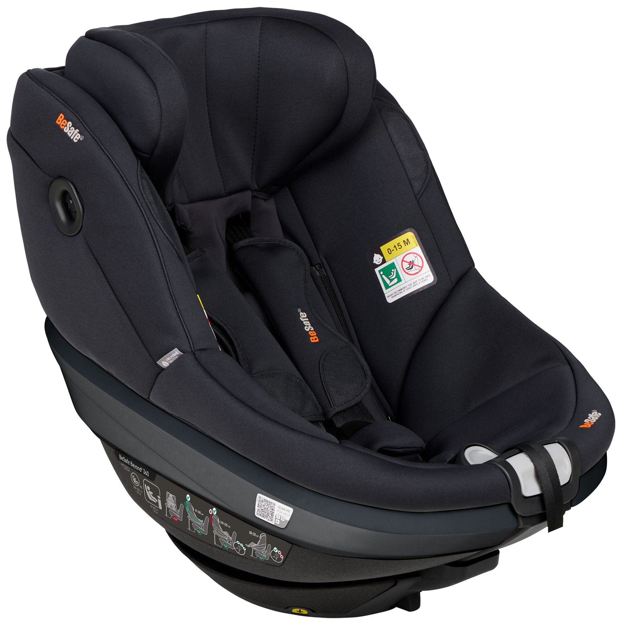 BeSafe combination car seats BeSafe Beyond 2 360 Car Seat & Base in Fresh Black Cab 11045369-BlackCabF-Std