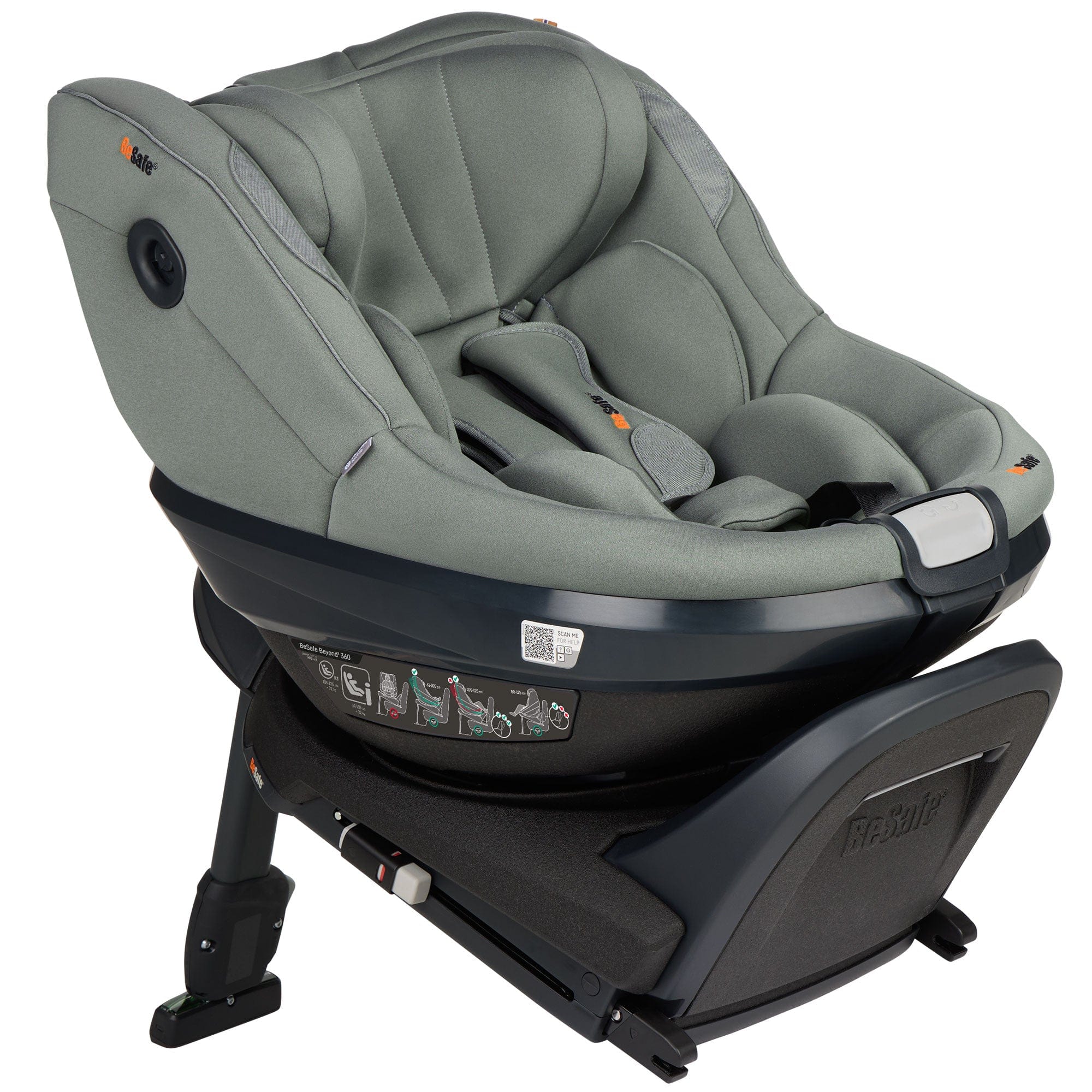 BeSafe combination car seats BeSafe Beyond 2 360 Car Seat & Base in Meadow Green Soft Breeze