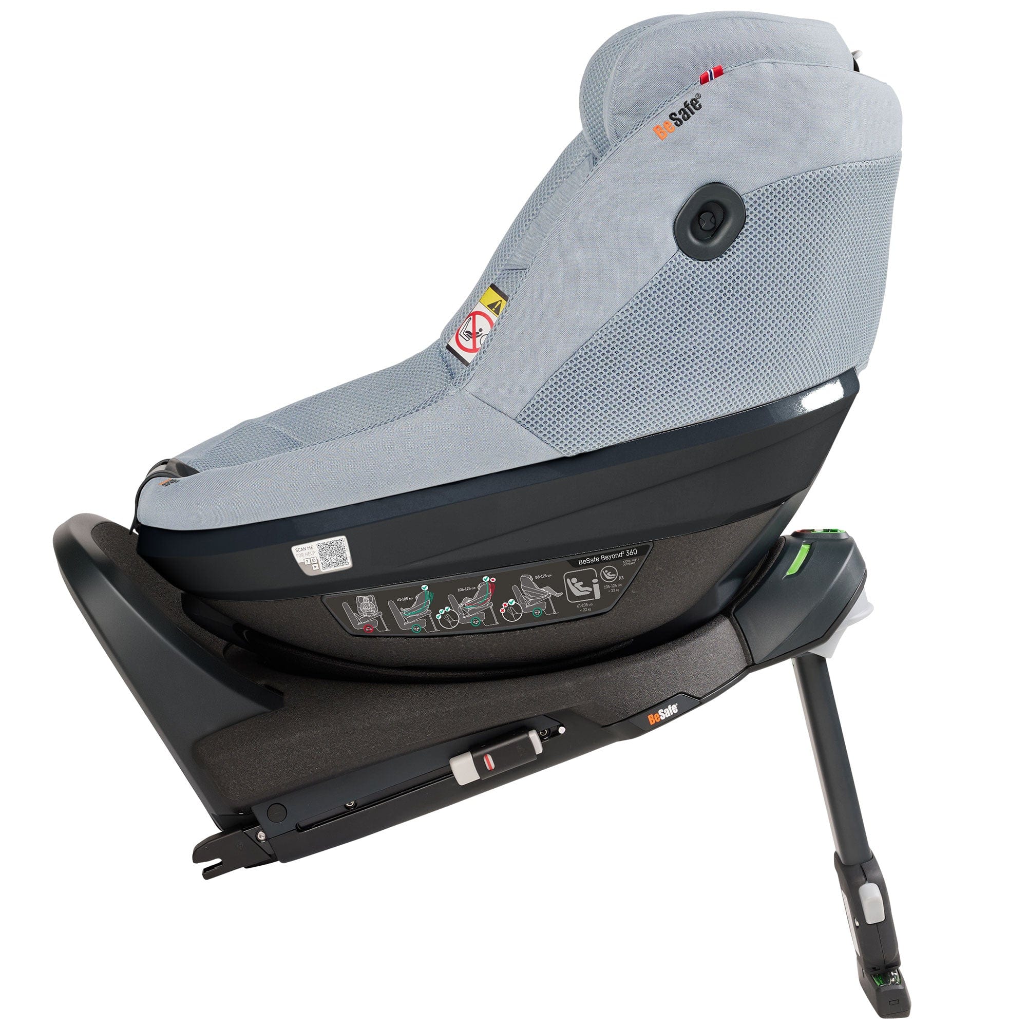 BeSafe combination car seats BeSafe Beyond 2 360 Car Seat & Base in Peak Mesh